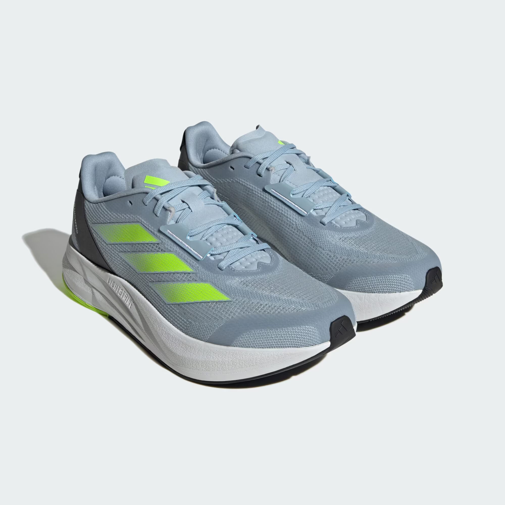 ADIDAS PERFORMANCE Sneaker de alergat 'Duramo Speed' albastru fumuriu / gri metalic / verde neon / negru - Pled.ro