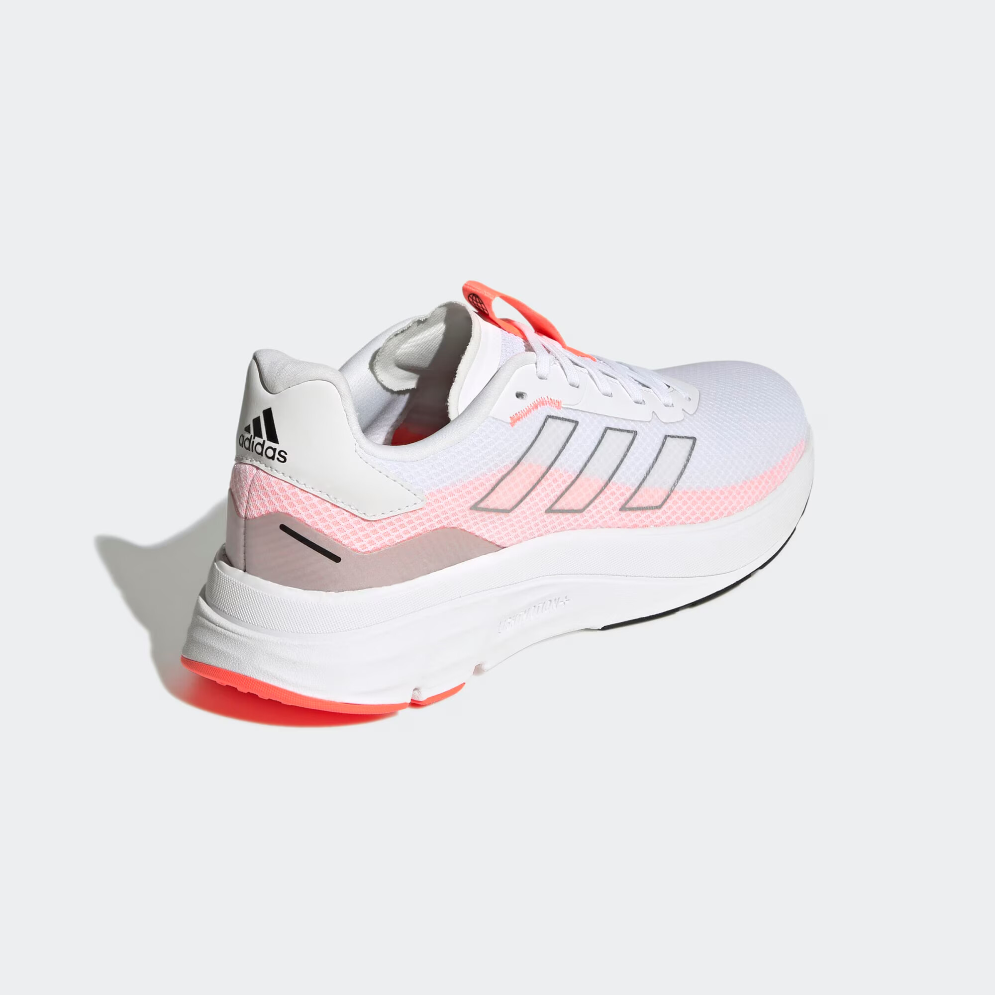 ADIDAS SPORTSWEAR Sneaker low gri argintiu / roșu neon / alb - Pled.ro