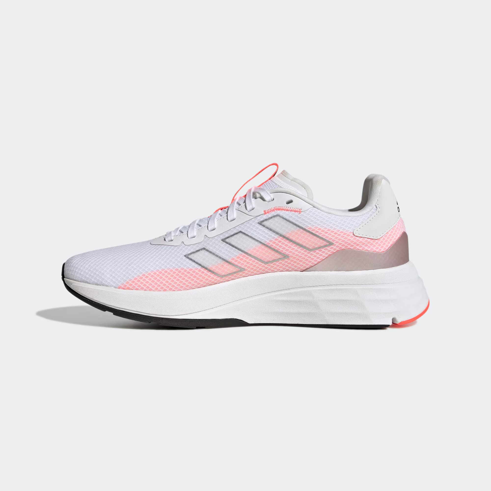 ADIDAS SPORTSWEAR Sneaker low gri argintiu / roșu neon / alb - Pled.ro