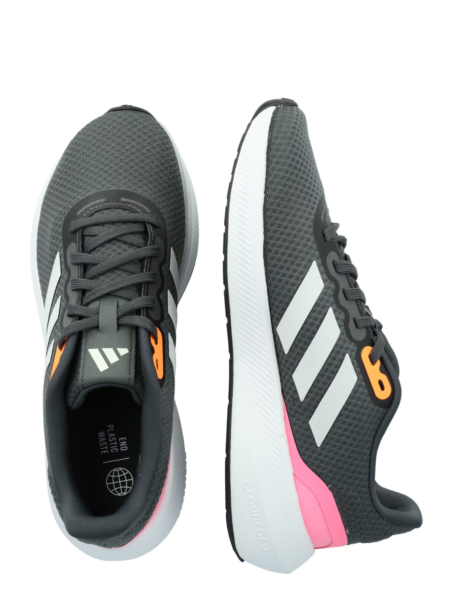 ADIDAS PERFORMANCE Sneaker de alergat 'Runfalcon 3.0' gri / portocaliu / roz / alb - Pled.ro