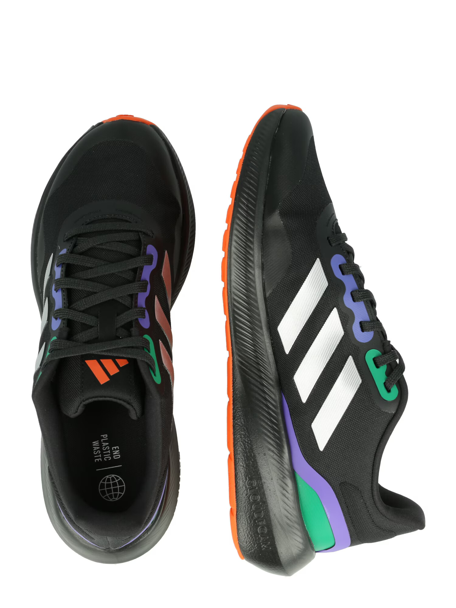 ADIDAS PERFORMANCE Sneaker de alergat 'Runfalcon 3 Tr' verde / portocaliu / negru / alb - Pled.ro