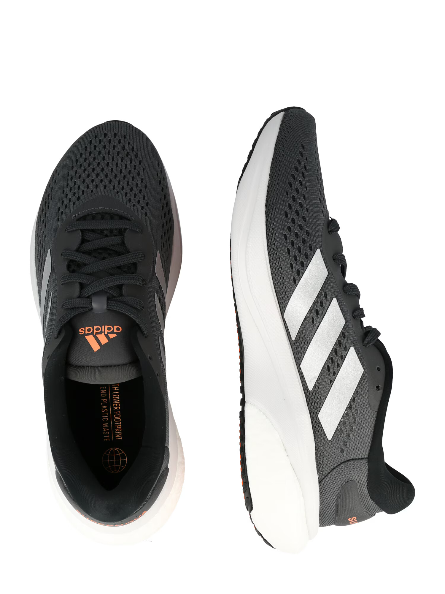 ADIDAS SPORTSWEAR Sneaker low 'Supernova 2 ' gri închis / corai / argintiu - Pled.ro