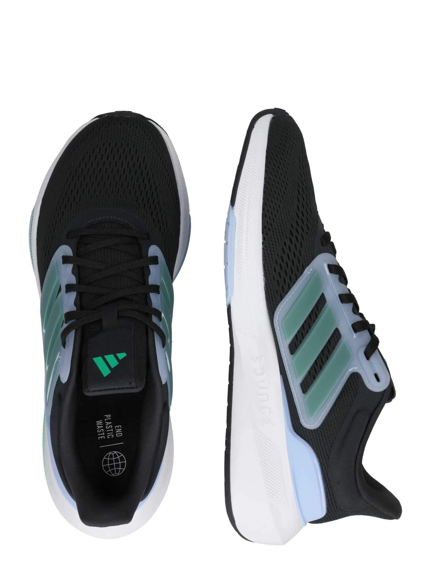 ADIDAS PERFORMANCE Sneaker de alergat 'ULTRABOUNCE' albastru deschis / gri metalic / verde petrol - Pled.ro