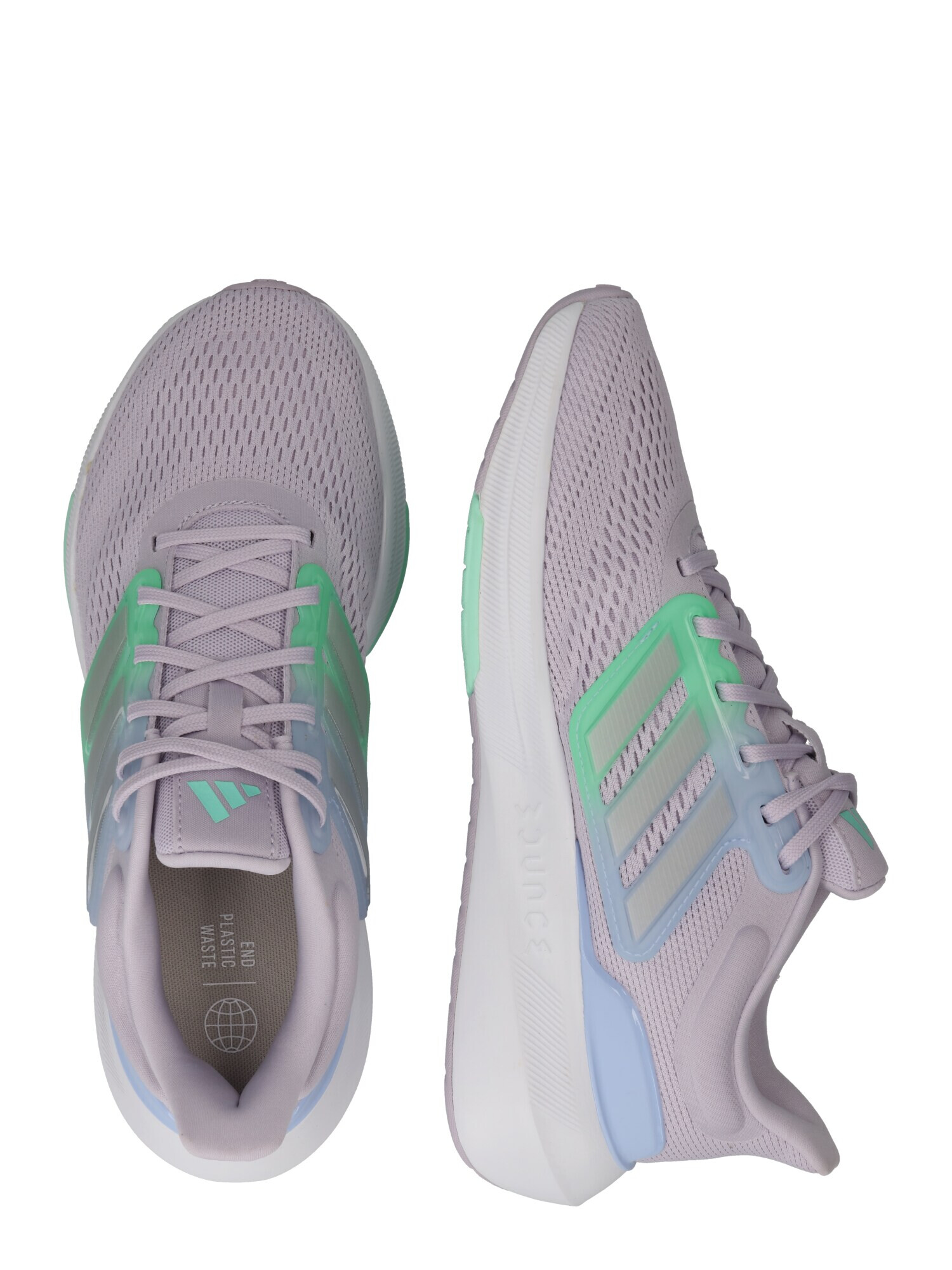 ADIDAS PERFORMANCE Sneaker de alergat 'Ultrabounce' albastru deschis / verde kiwi / argintiu - Pled.ro