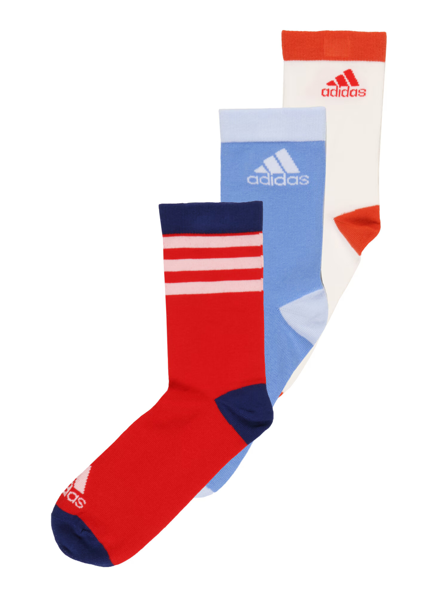 ADIDAS PERFORMANCE Șosete sport bleumarin / albastru deschis / roșu / alb - Pled.ro