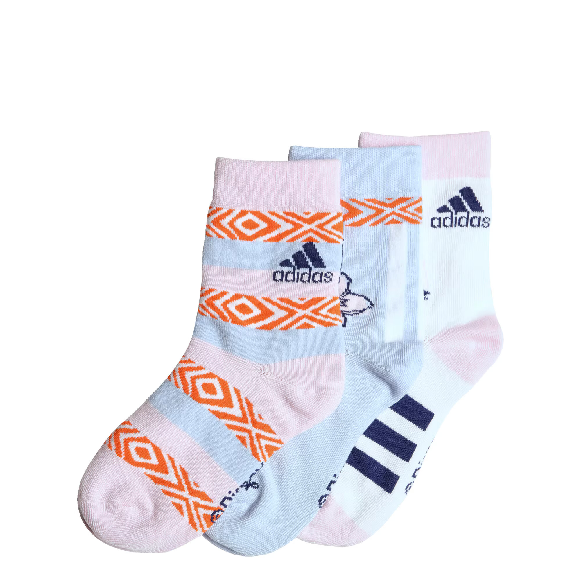 ADIDAS PERFORMANCE Șosete sport 'Disney Vaiana' bleumarin / albastru deschis / roz / alb - Pled.ro