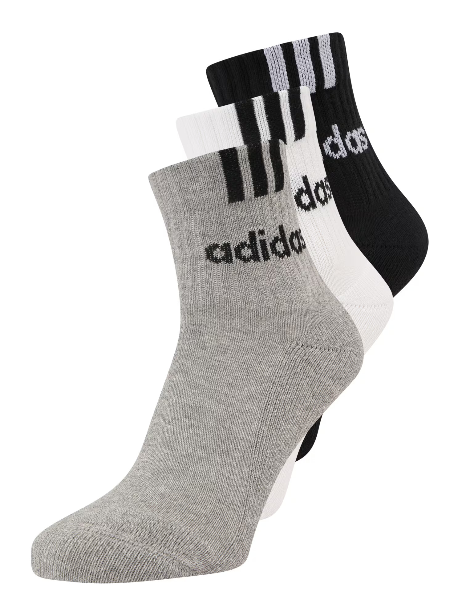 ADIDAS PERFORMANCE Șosete sport gri amestecat / negru / alb - Pled.ro