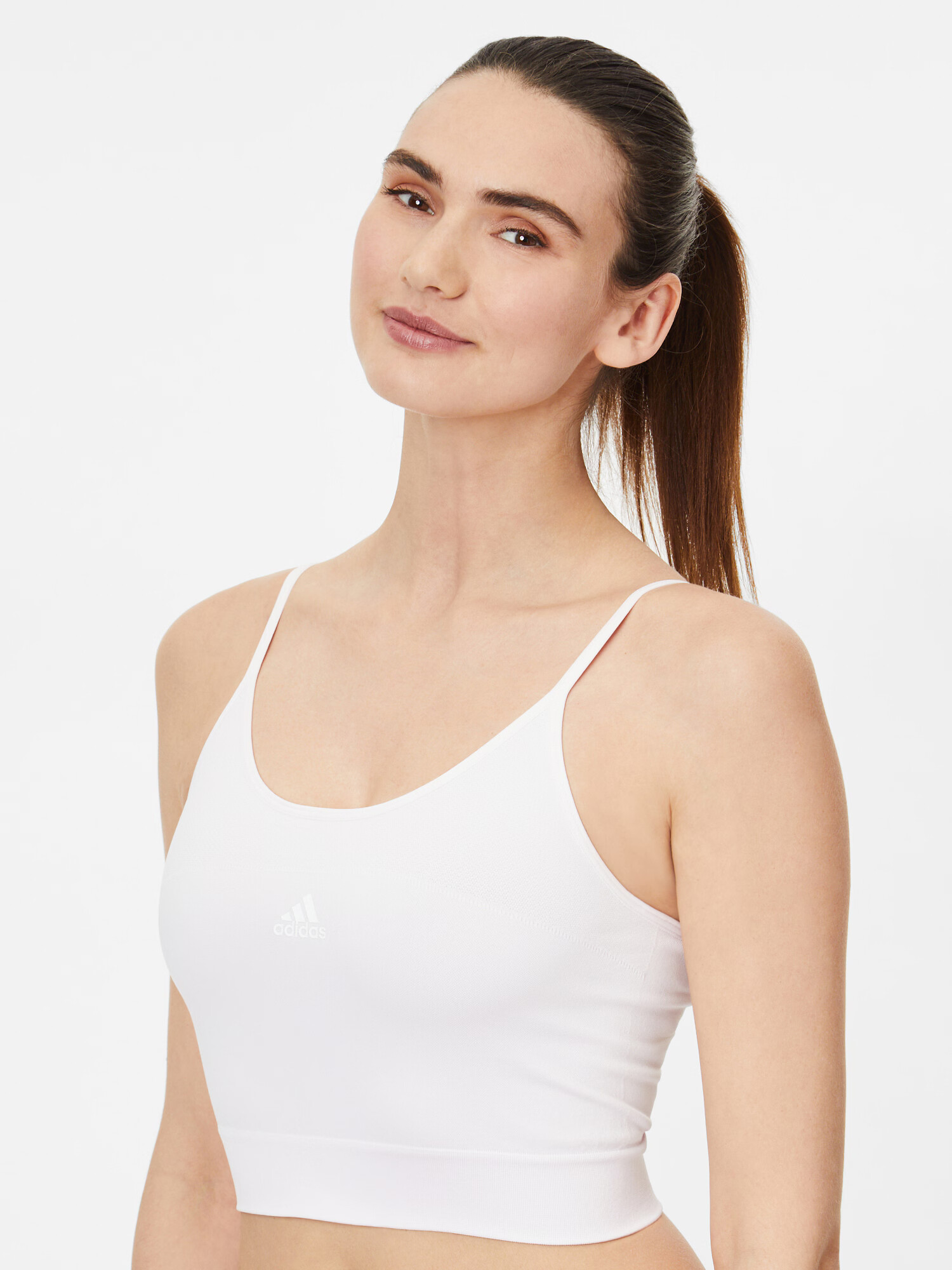 ADIDAS SPORTSWEAR Sport top alb - Pled.ro