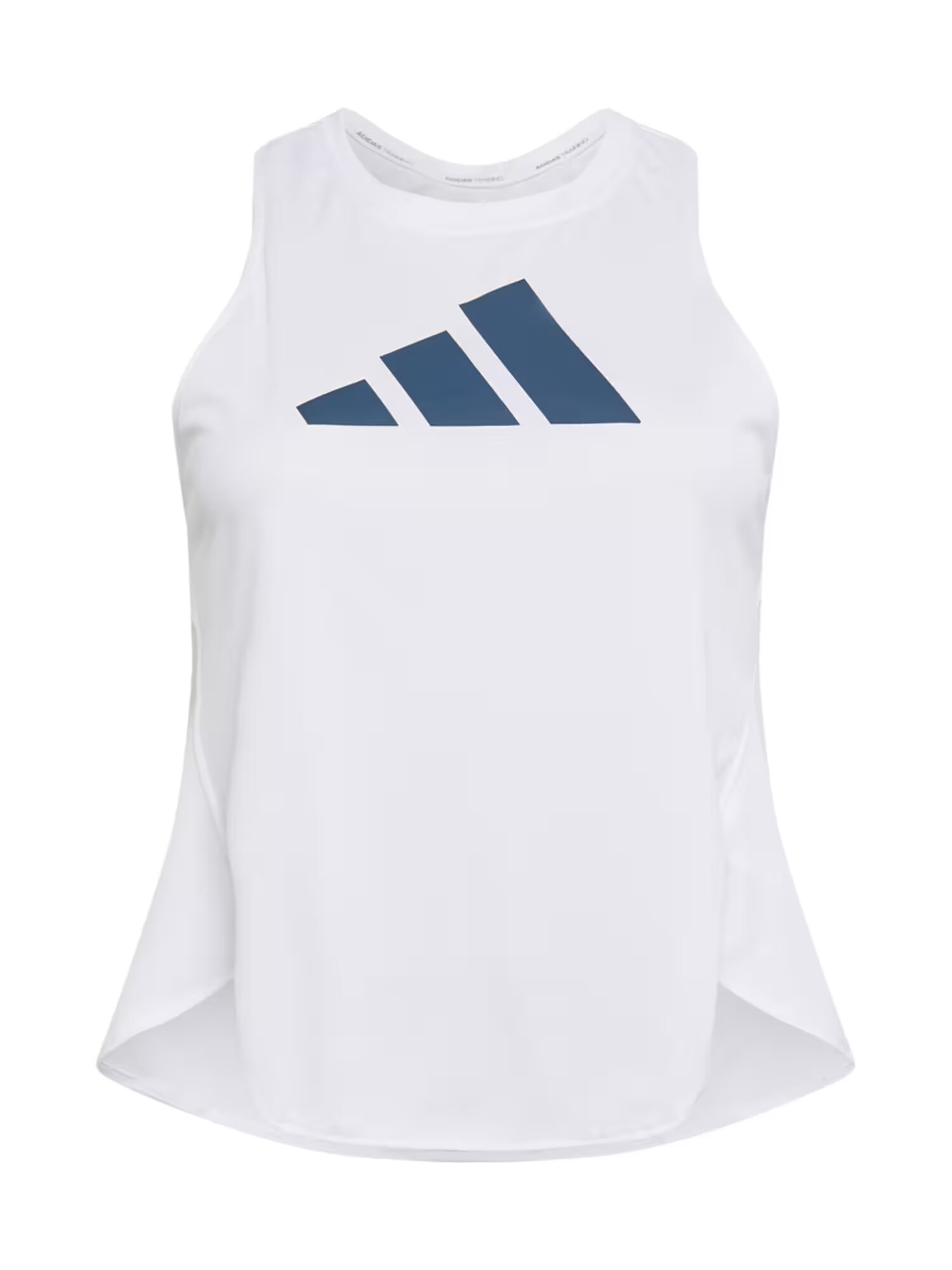 ADIDAS PERFORMANCE Sport top bleumarin / alb - Pled.ro