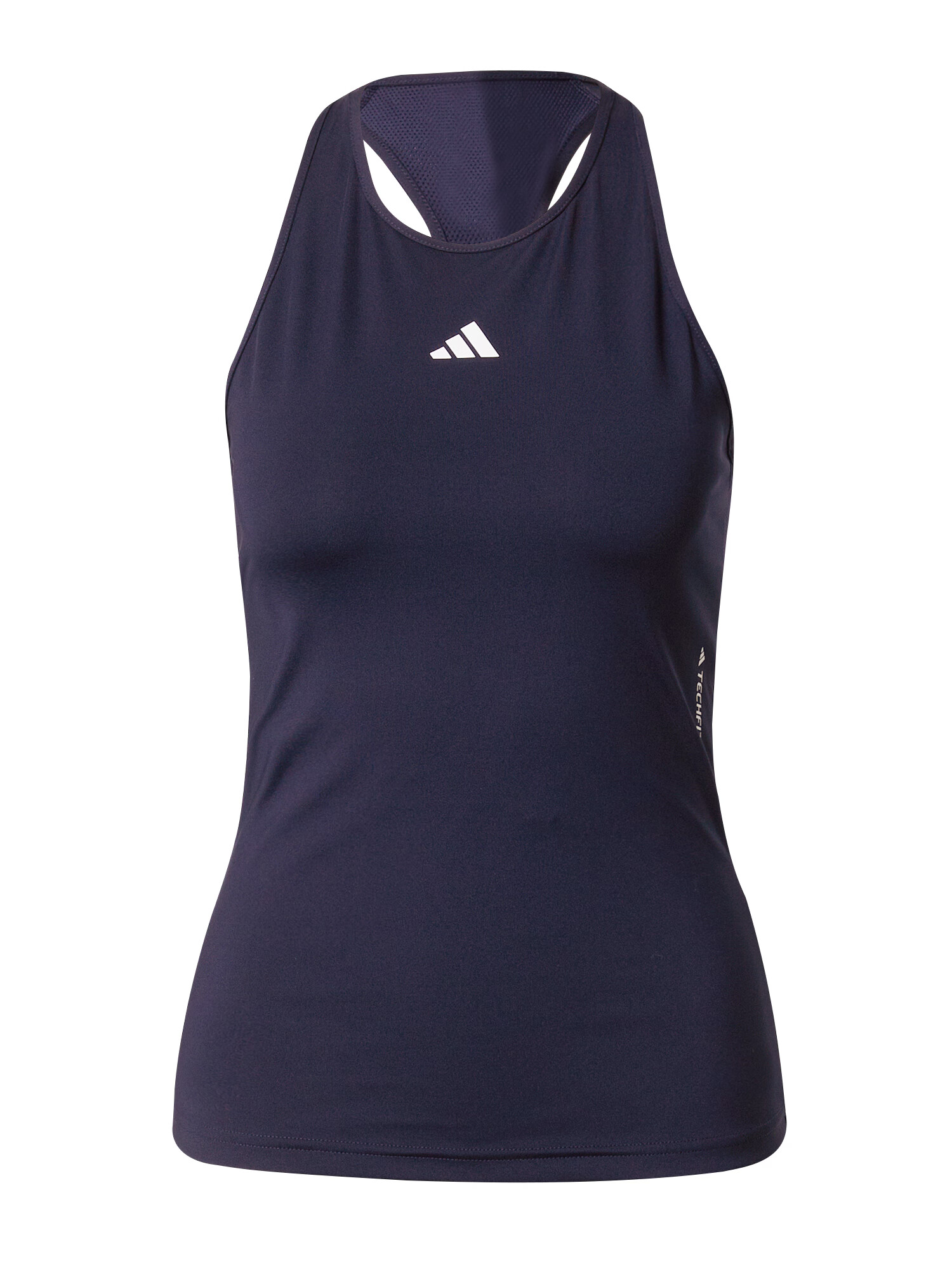 ADIDAS PERFORMANCE Sport top 'Techfit' bleumarin / alb - Pled.ro