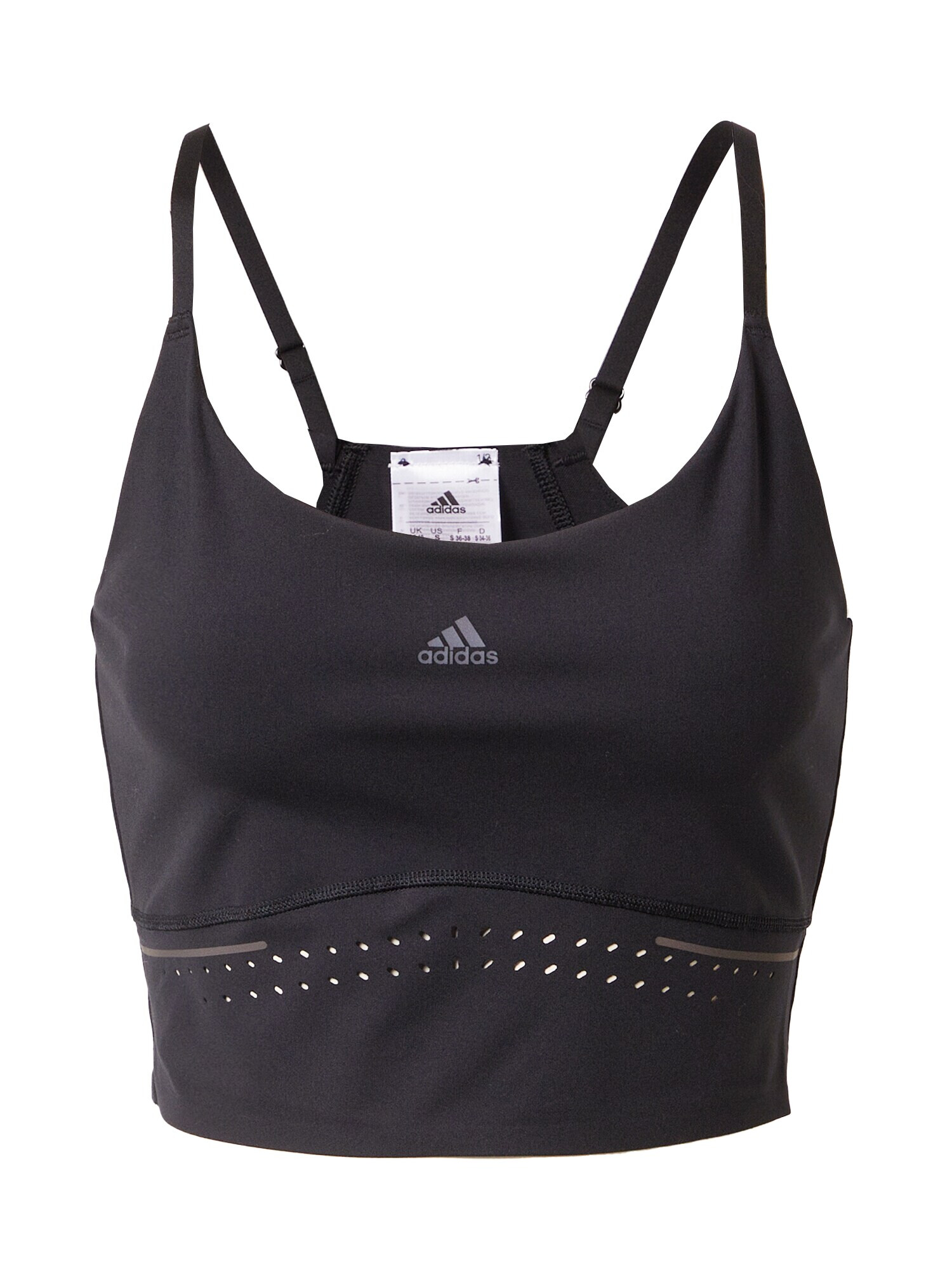 ADIDAS SPORTSWEAR Sport top 'Hiit 45 Seconds ' gri argintiu / negru - Pled.ro