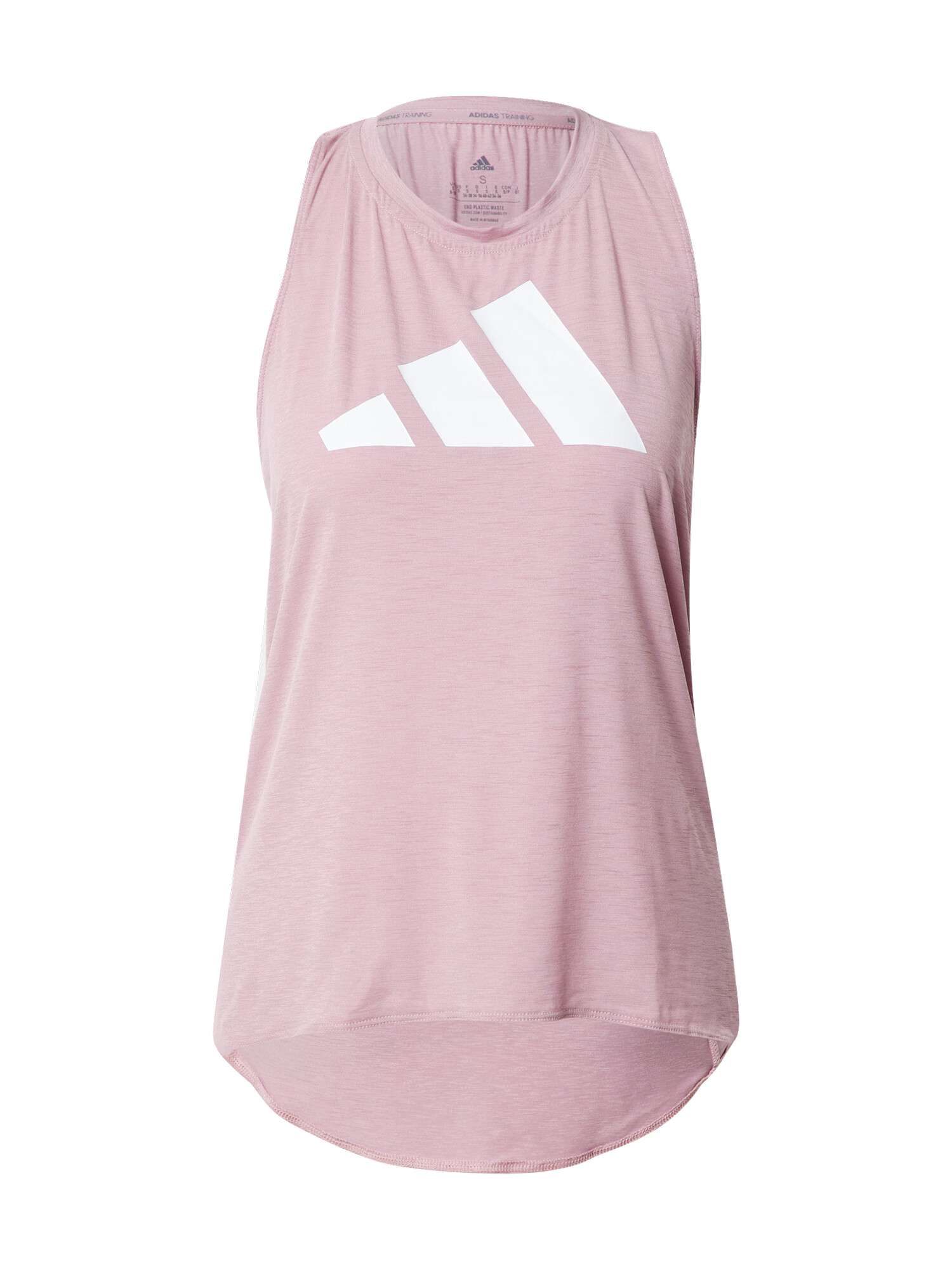 ADIDAS PERFORMANCE Sport top mauve / alb - Pled.ro