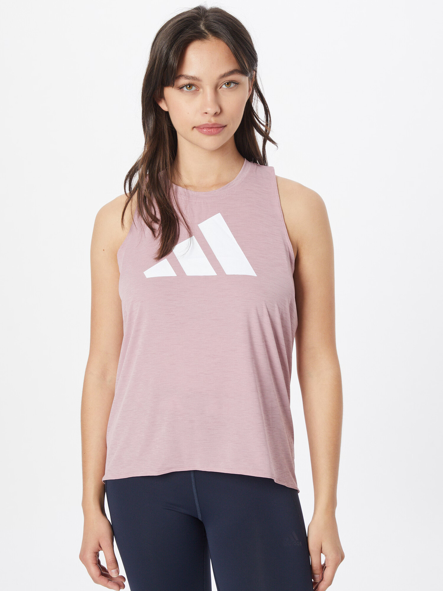 ADIDAS PERFORMANCE Sport top mauve / alb - Pled.ro