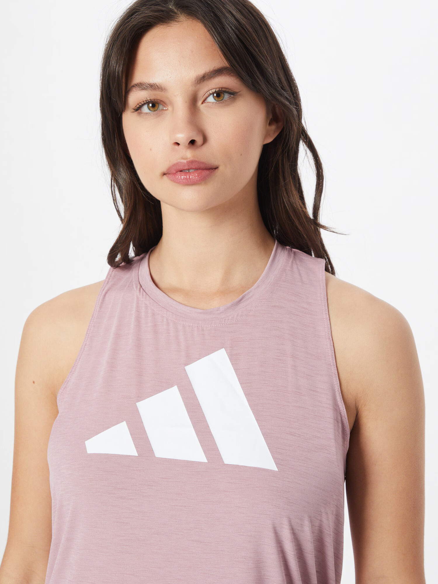 ADIDAS PERFORMANCE Sport top mauve / alb - Pled.ro