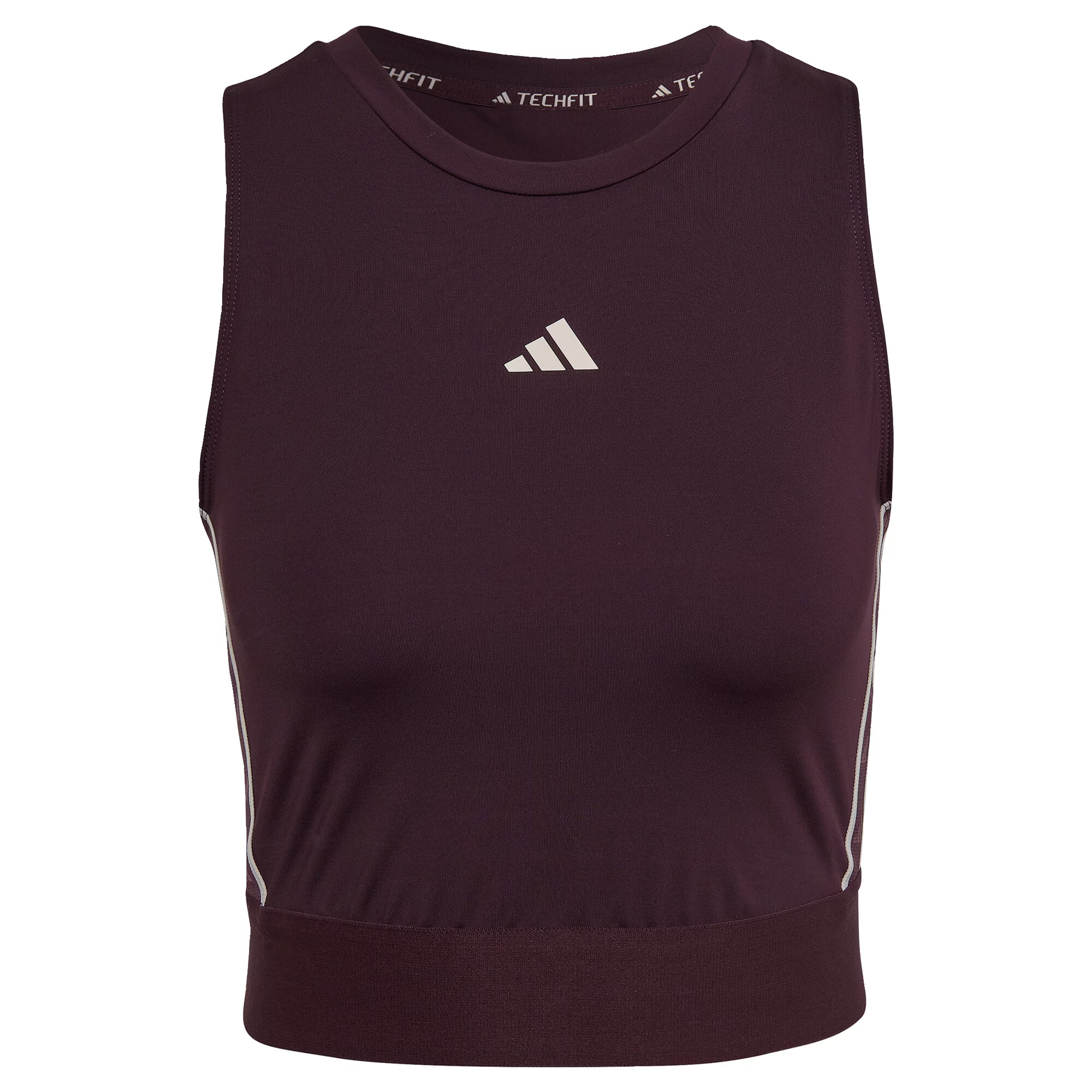 ADIDAS PERFORMANCE Sport top 'Techfit Branded Tape' mov vânătă / alb - Pled.ro