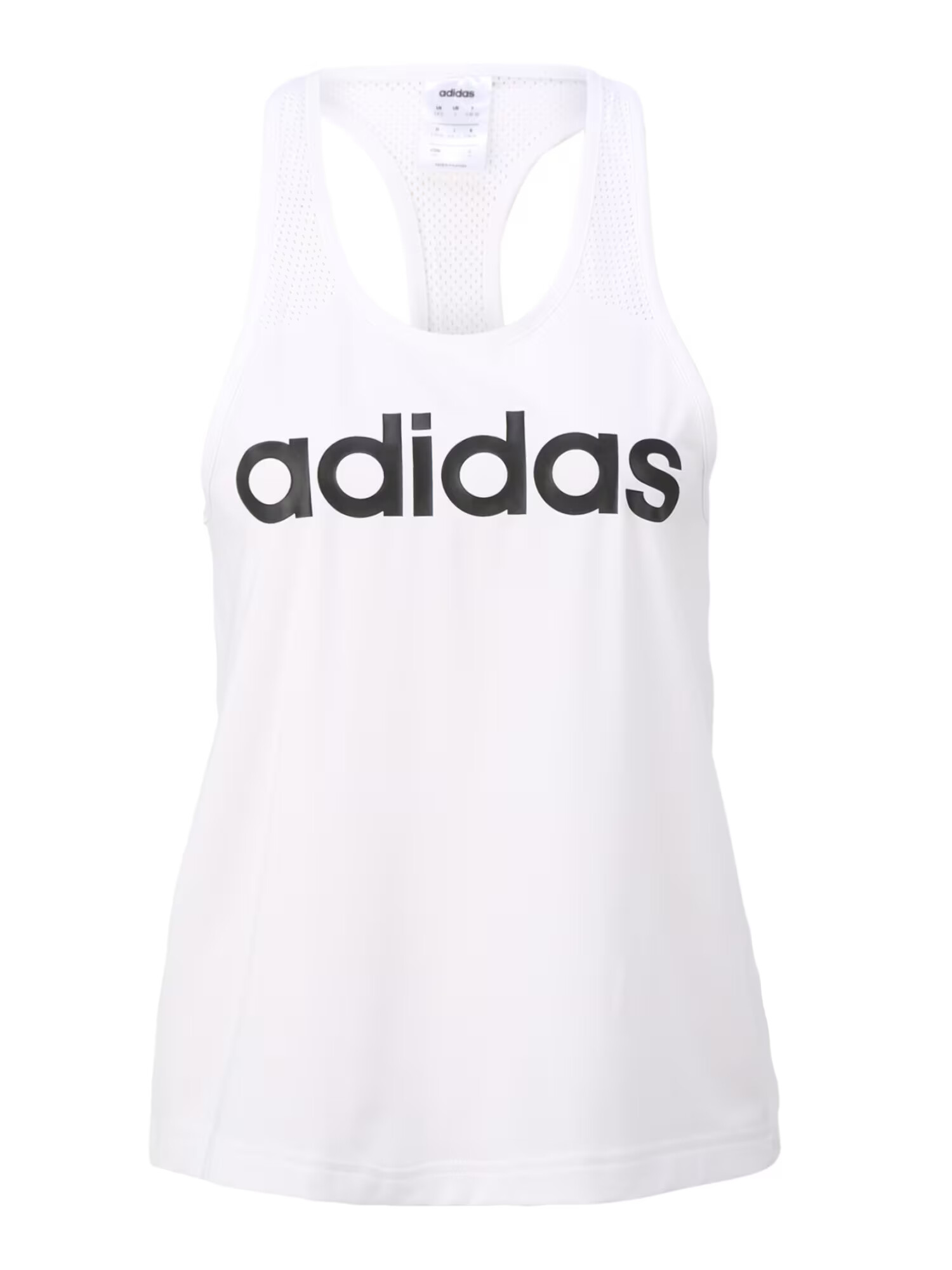 ADIDAS PERFORMANCE Sport top negru / alb - Pled.ro