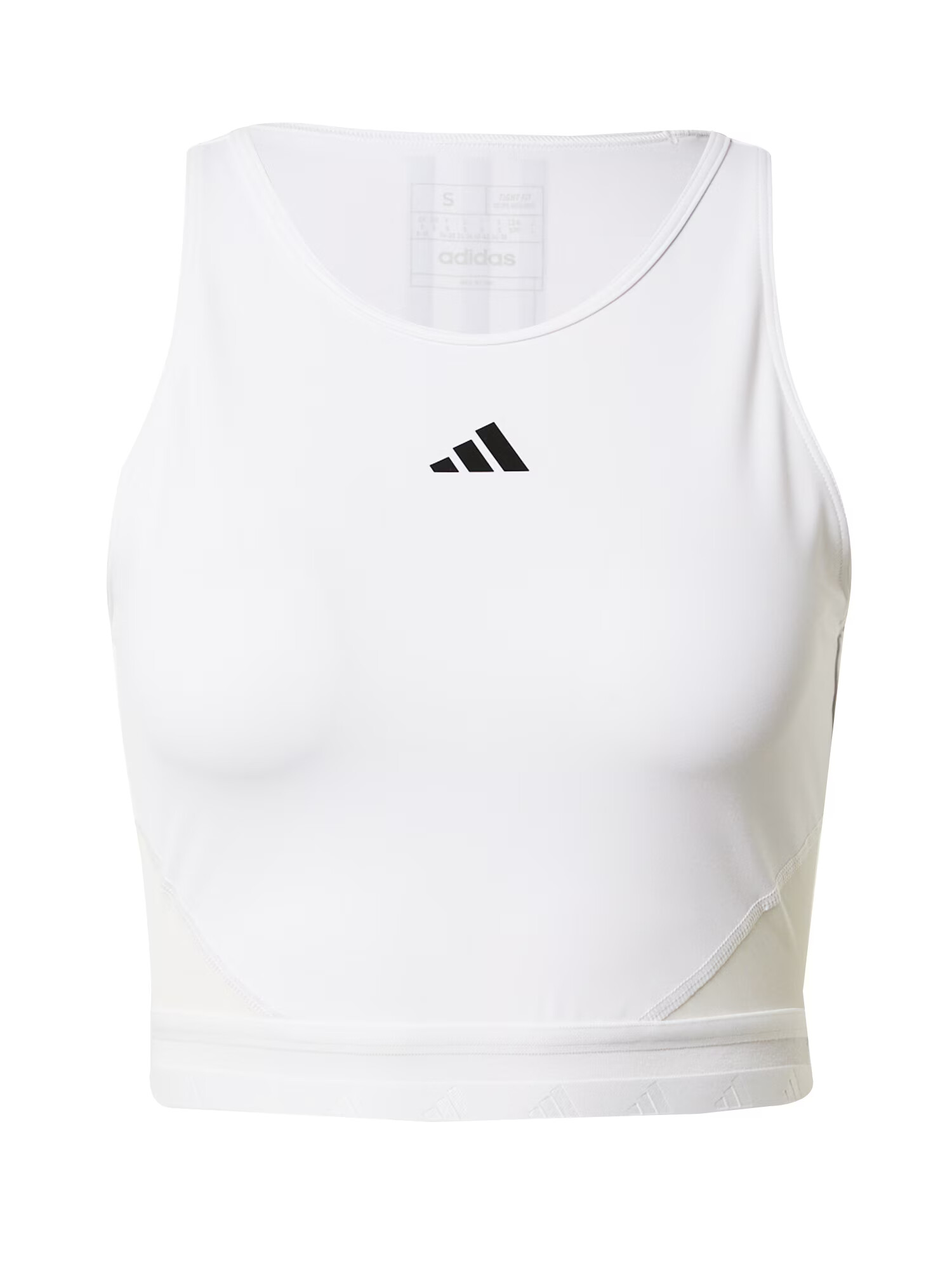 ADIDAS PERFORMANCE Sport top 'Power Aeroready' negru / alb - Pled.ro