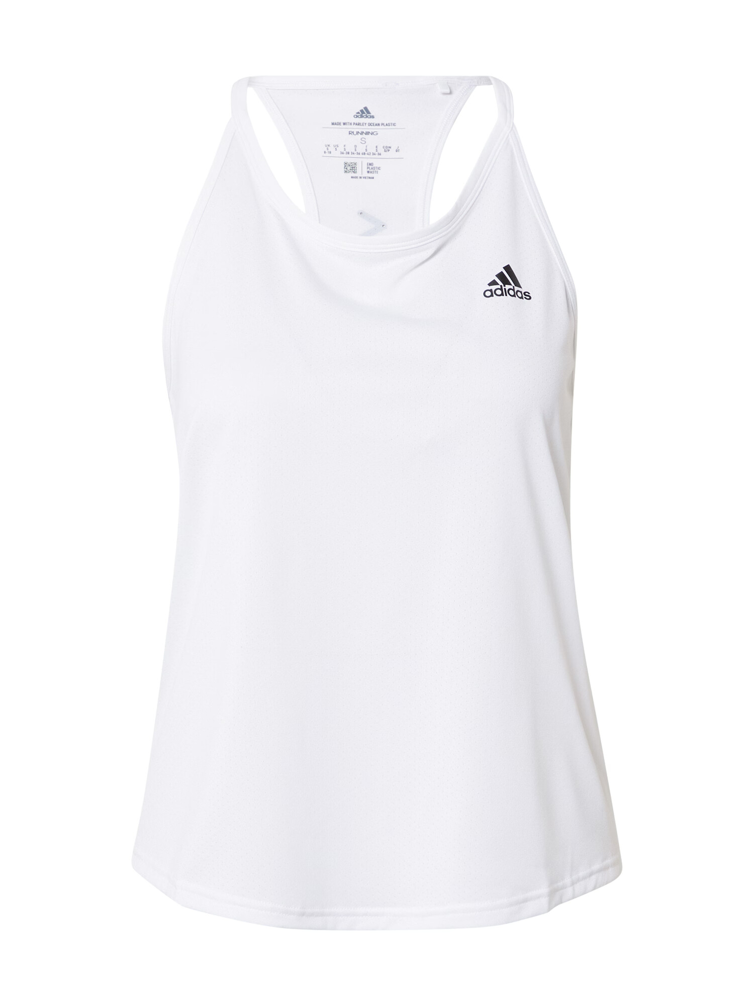 ADIDAS PERFORMANCE Sport top negru / alb - Pled.ro