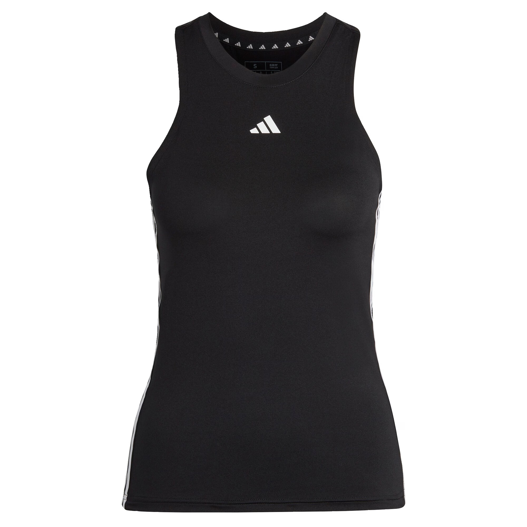 ADIDAS PERFORMANCE Sport top 'Essentials' negru / alb - Pled.ro