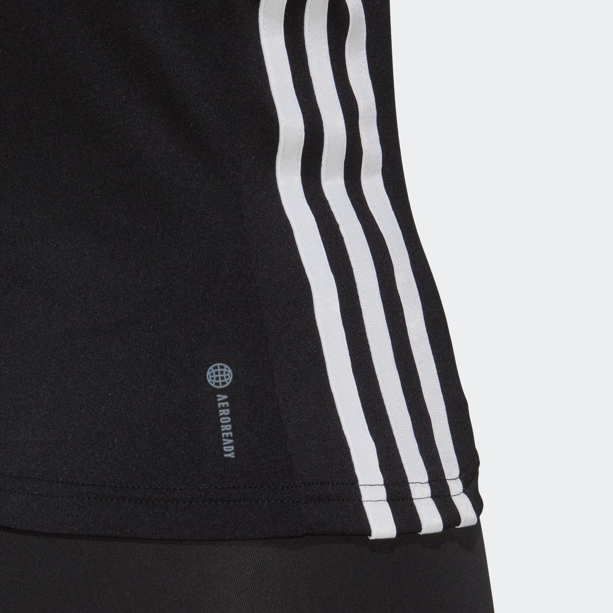 ADIDAS PERFORMANCE Sport top 'Essentials' negru / alb - Pled.ro