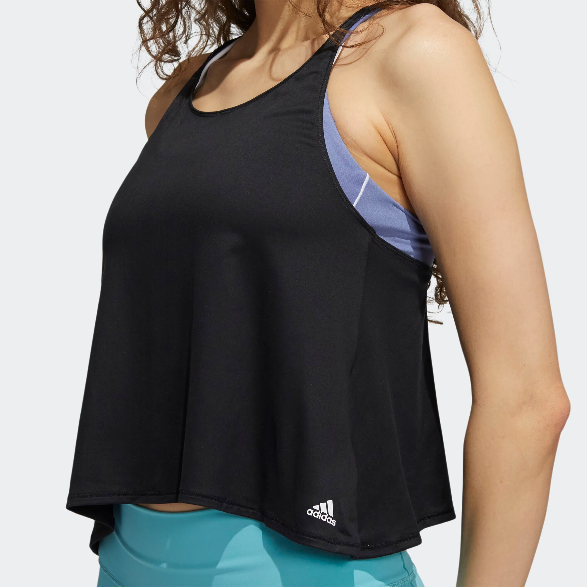 ADIDAS SPORTSWEAR Sport top negru / alb - Pled.ro