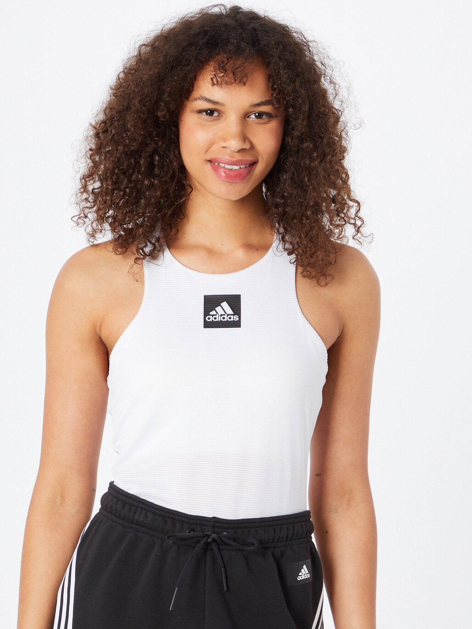 ADIDAS SPORTSWEAR Sport top 'Paris' negru / alb - Pled.ro