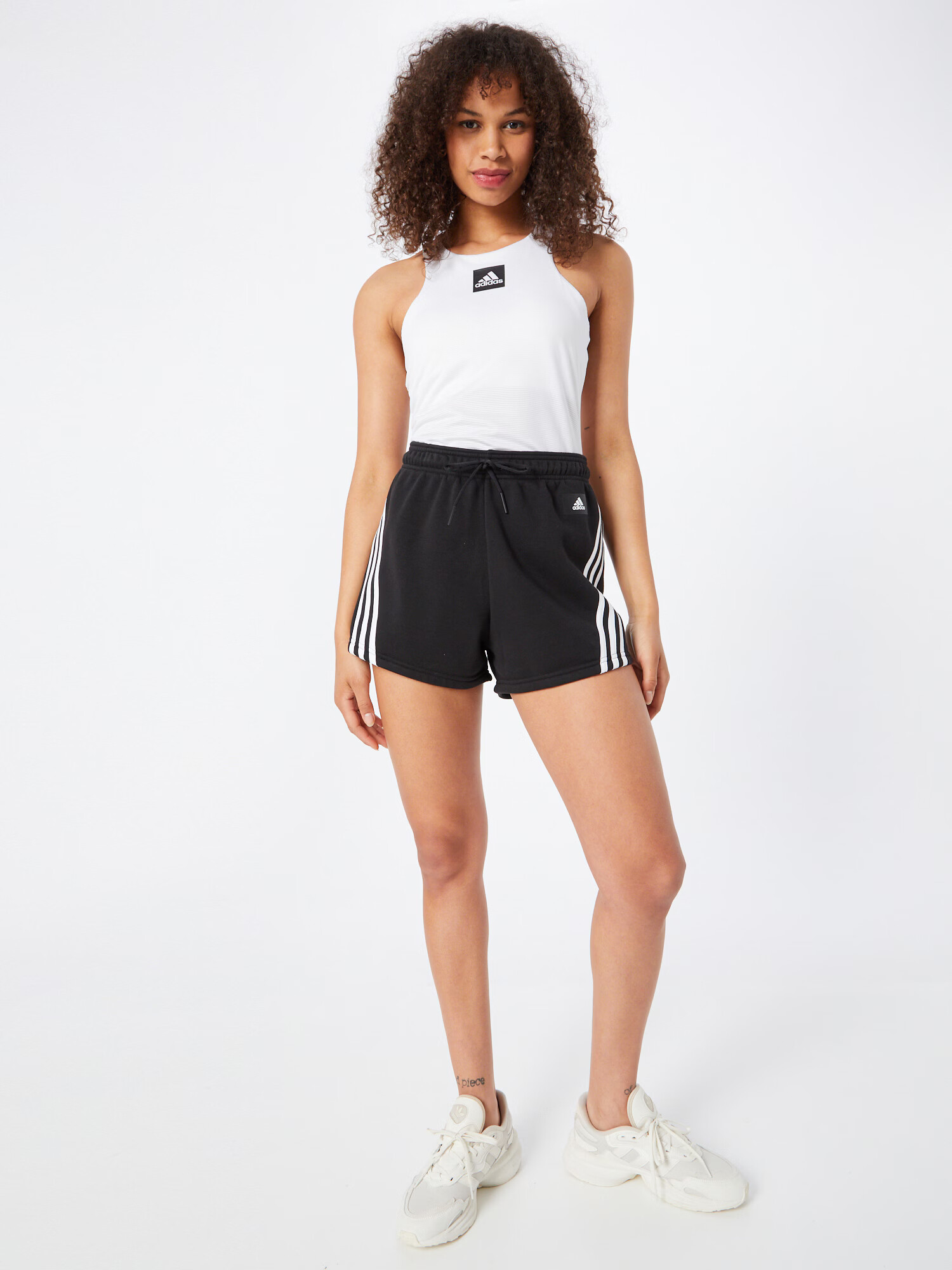 ADIDAS SPORTSWEAR Sport top 'Paris' negru / alb - Pled.ro