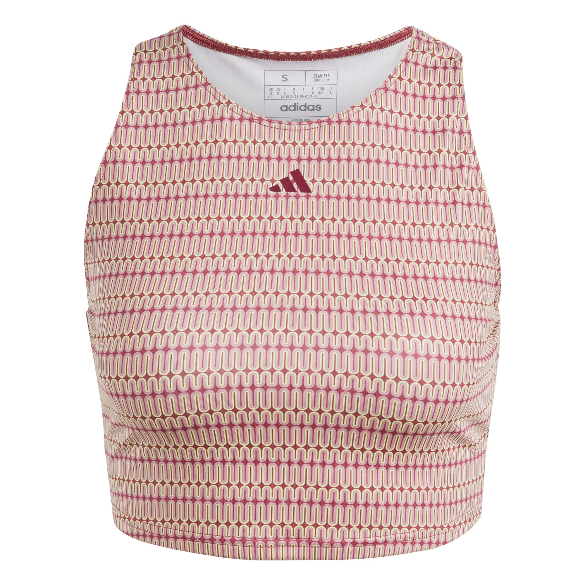 ADIDAS PERFORMANCE Sport top nisipiu / roz pal / roșu - Pled.ro