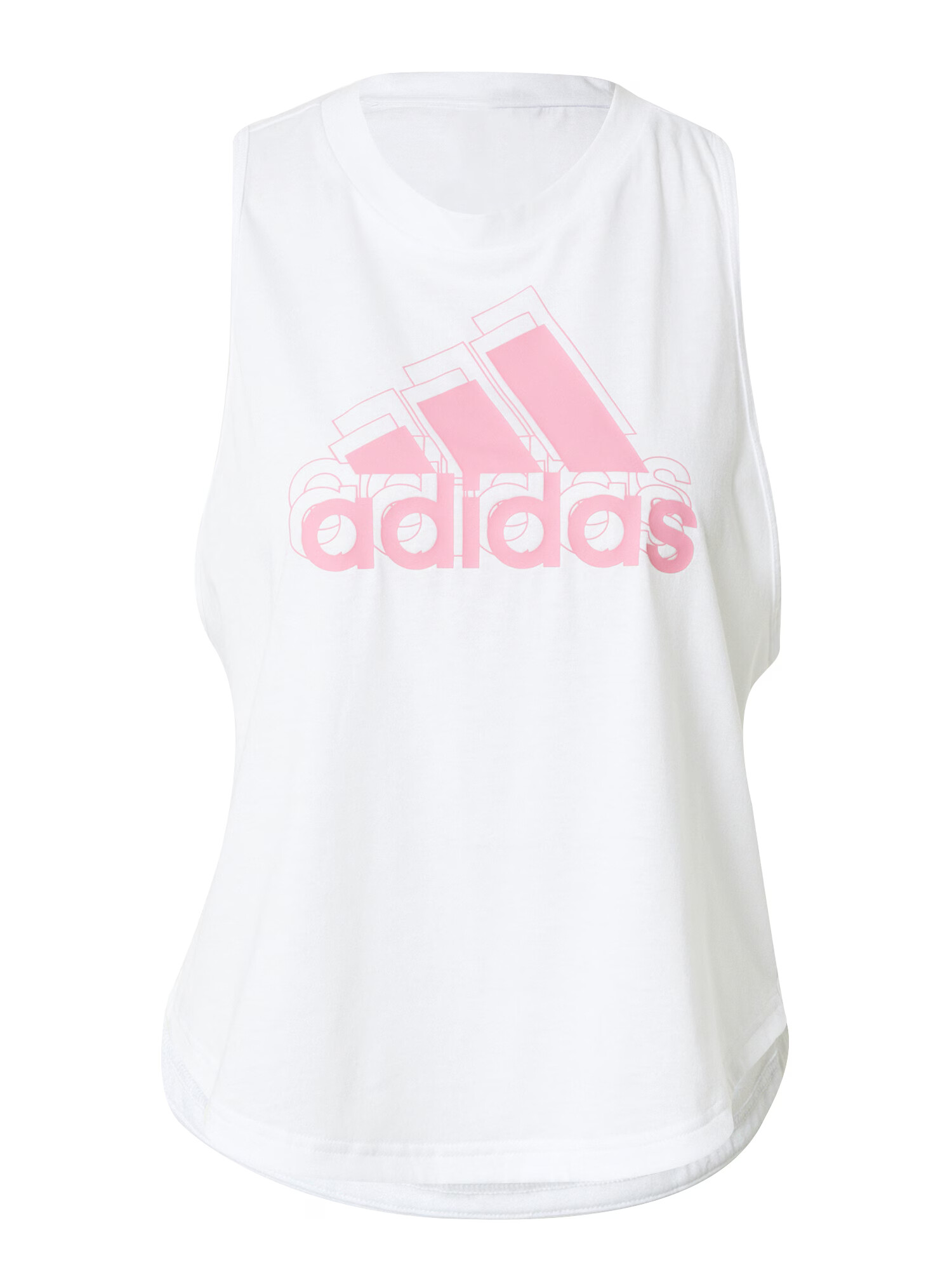 ADIDAS SPORTSWEAR Sport top 'Aeroready Logo Graphic Racerback' roz / alb - Pled.ro