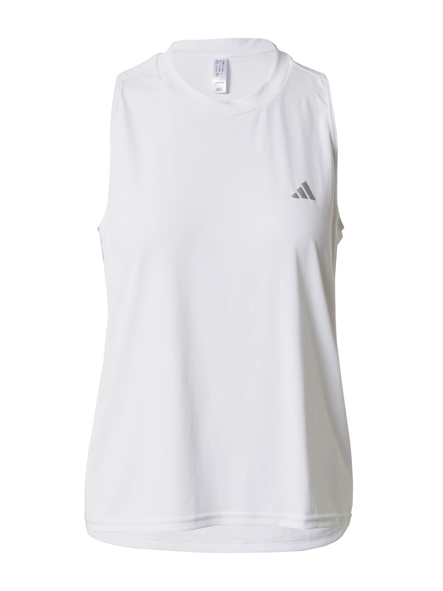 ADIDAS PERFORMANCE Sport top 'Run It' argintiu / alb - Pled.ro