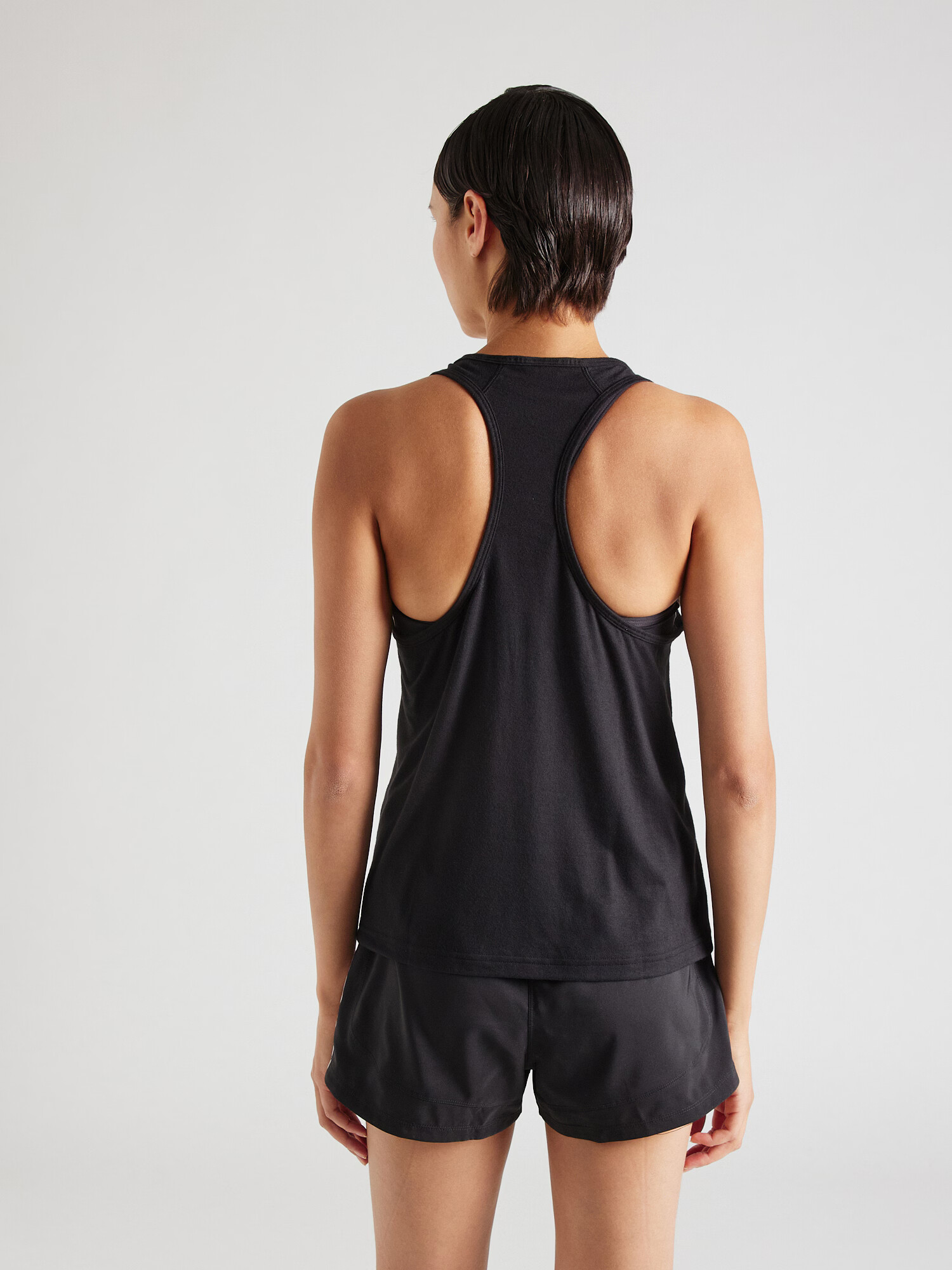 ADIDAS PERFORMANCE Sport top 'Train Essentials Minimal Branding Racerback' negru / alb - Pled.ro