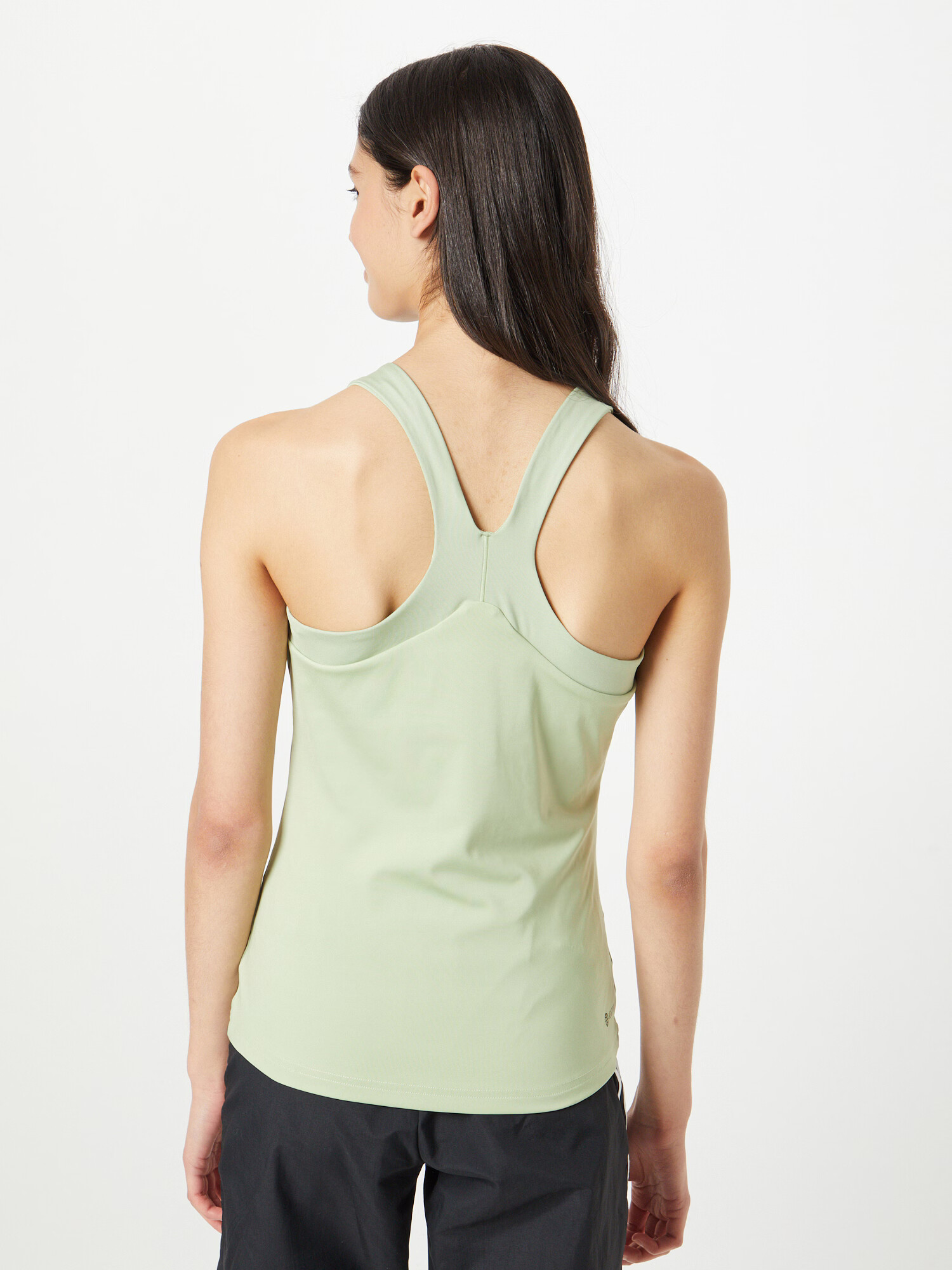 ADIDAS SPORTSWEAR Sport top verde pastel / alb - Pled.ro