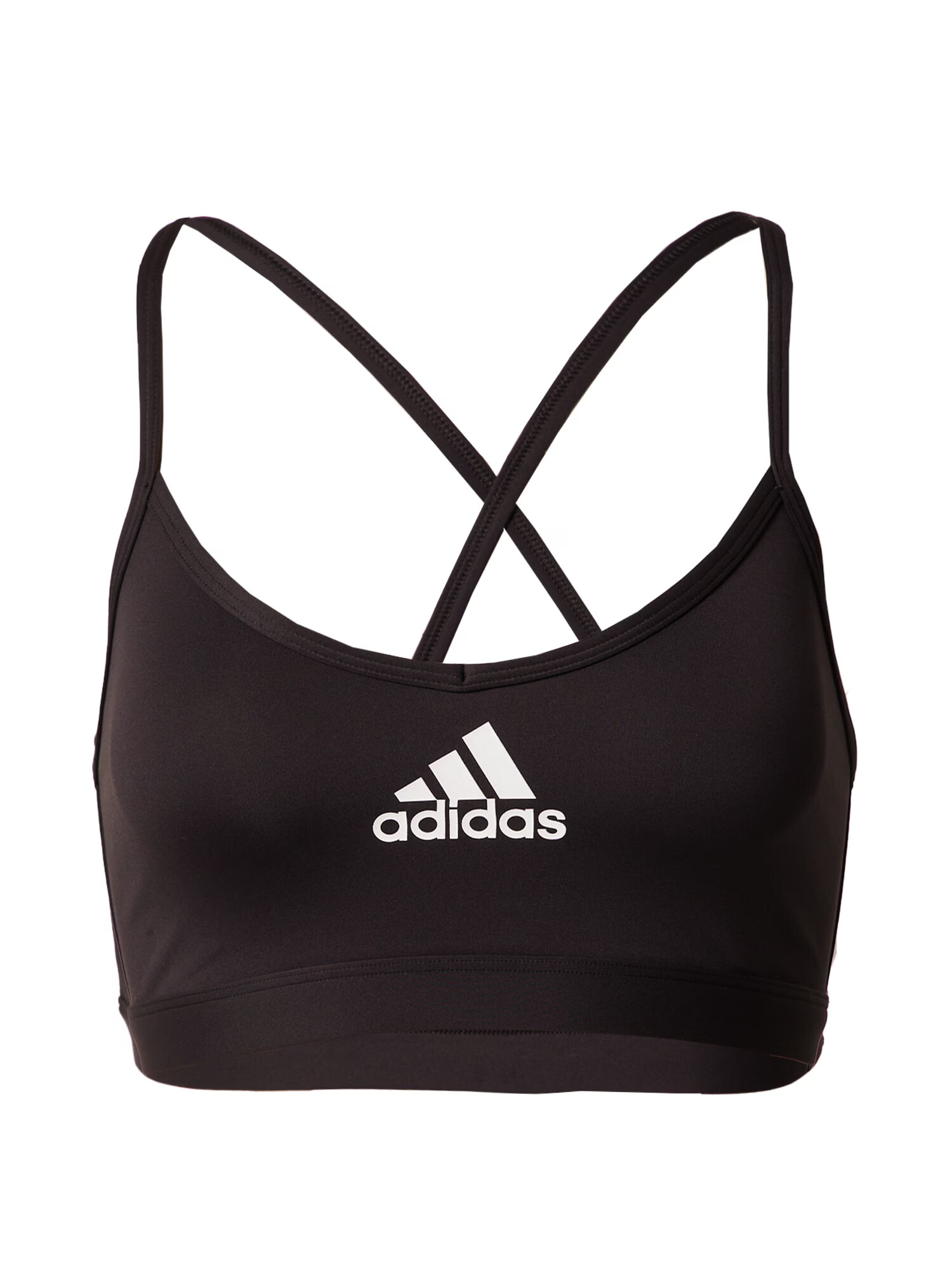 ADIDAS SPORTSWEAR Sutien sport 'Aeroreact Light-Support' negru / alb - Pled.ro