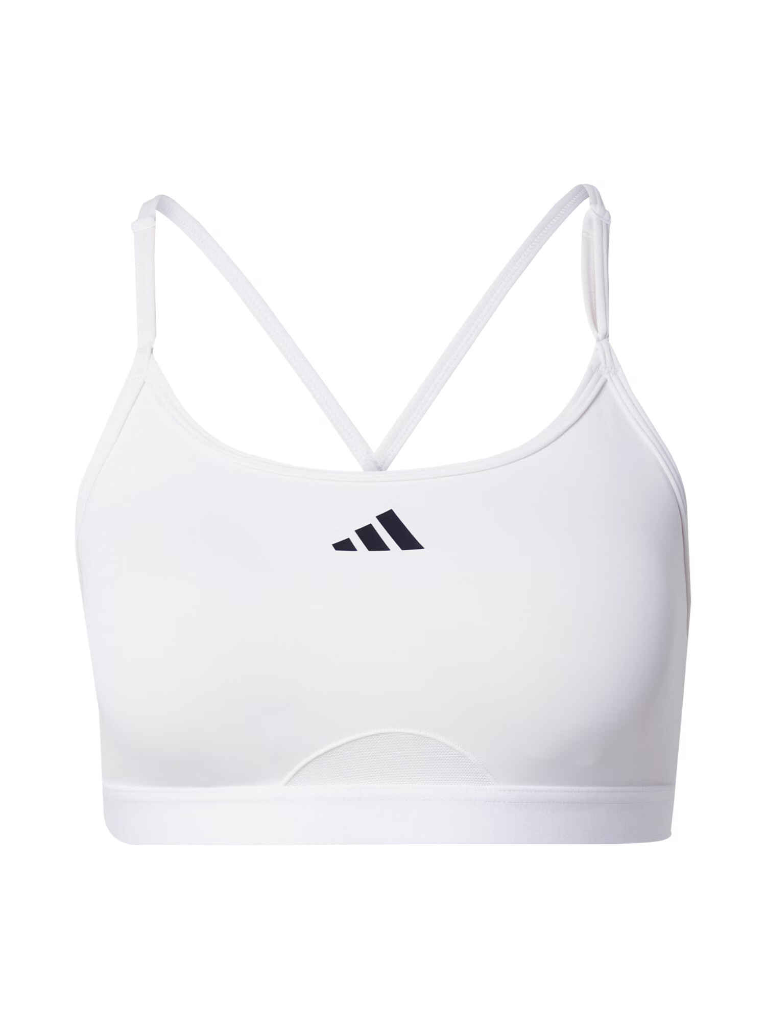 ADIDAS PERFORMANCE Sutien sport 'Aeroreact Light Support' negru / alb - Pled.ro