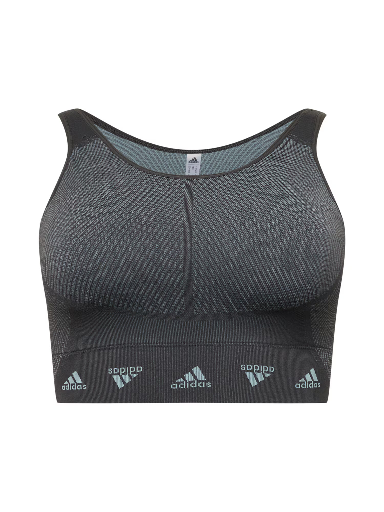 ADIDAS SPORTSWEAR Sutien sport albastru deschis / negru - Pled.ro