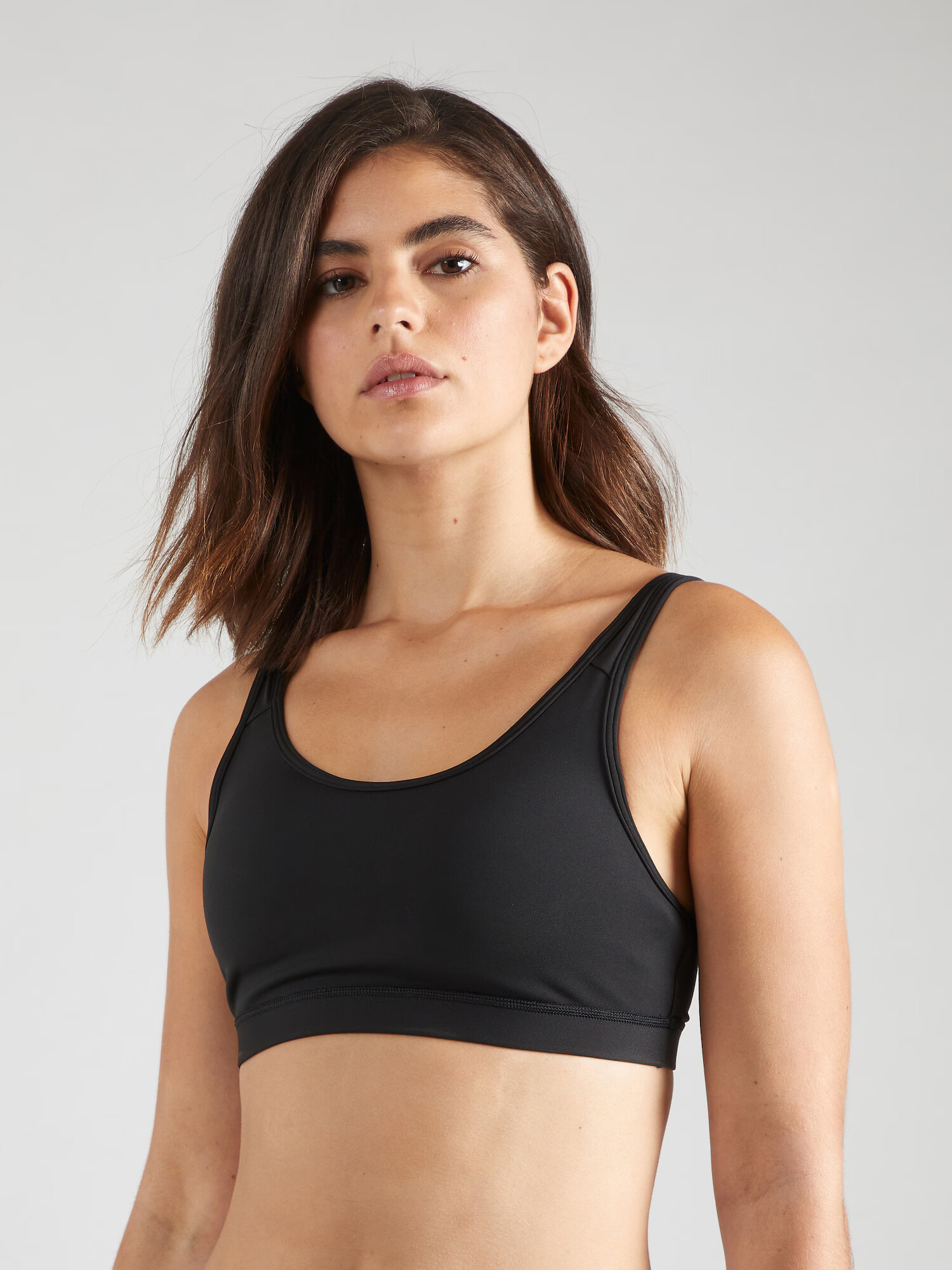 ADIDAS PERFORMANCE Sutien sport 'All Me Essentials' gri / negru - Pled.ro