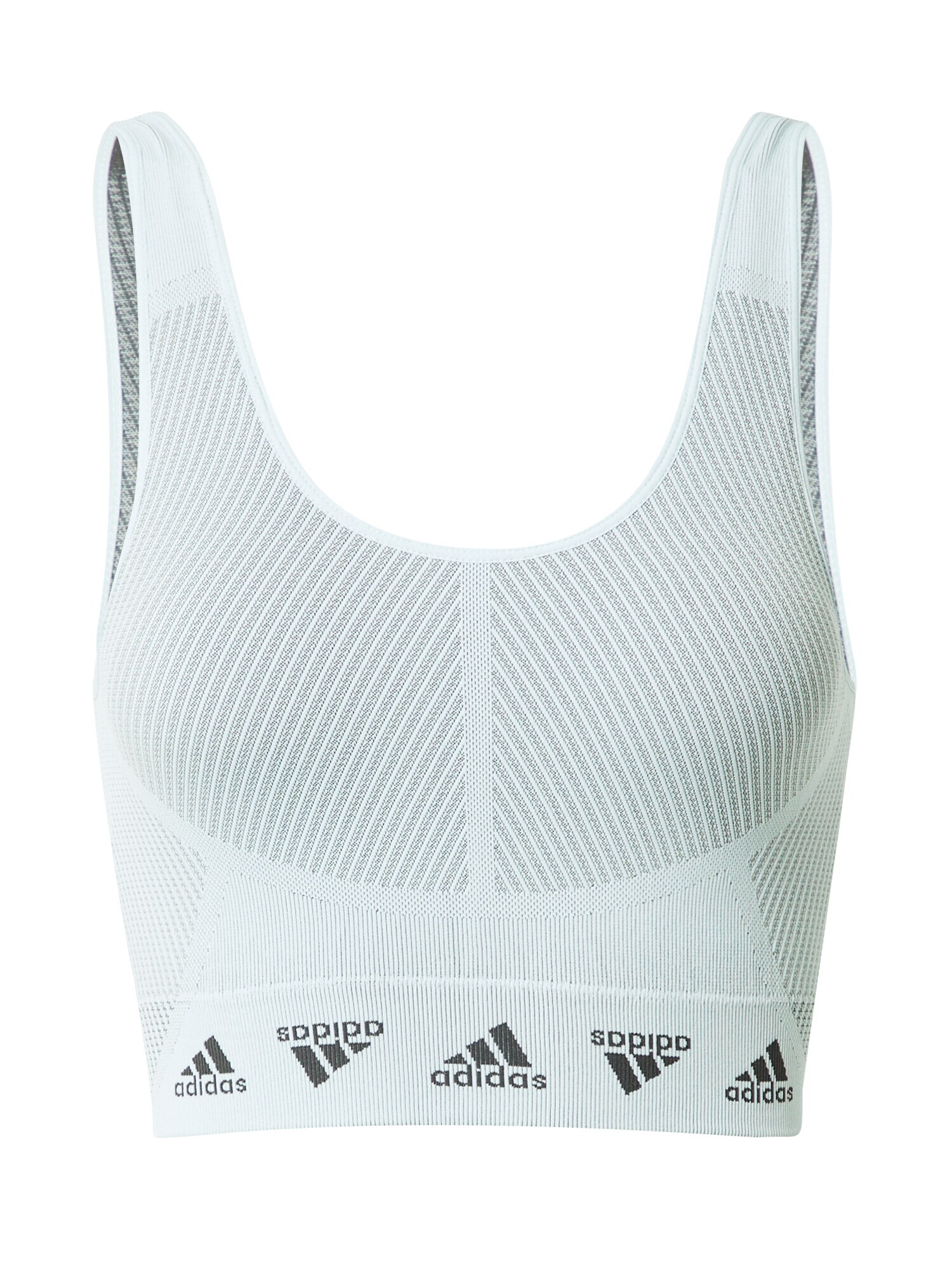 ADIDAS SPORTSWEAR Sutien sport 'Aero Light-Support' azur / negru - Pled.ro