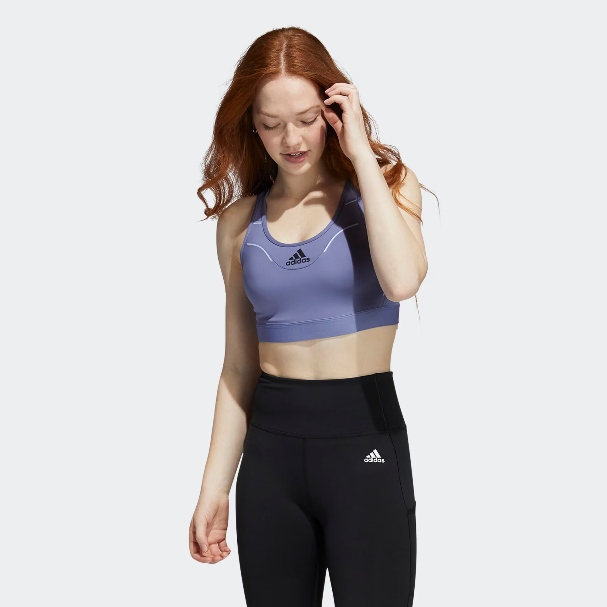 ADIDAS PERFORMANCE Sutien sport 'Believe This ' mov liliachiu / negru - Pled.ro