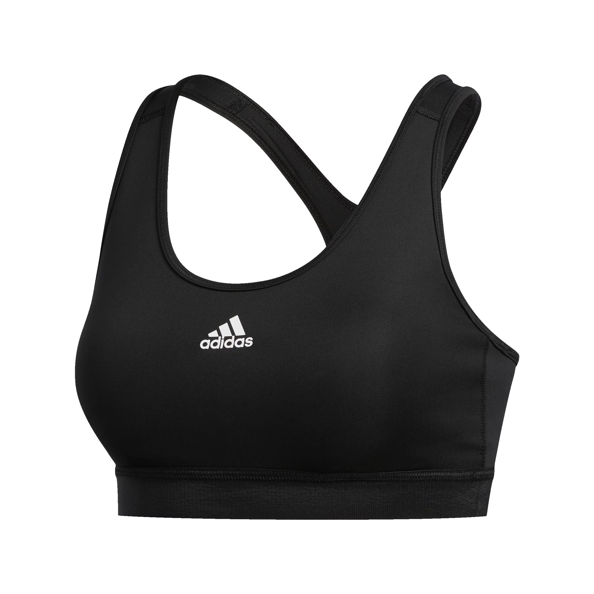 ADIDAS PERFORMANCE Sutien sport 'Believe This' negru / alb - Pled.ro