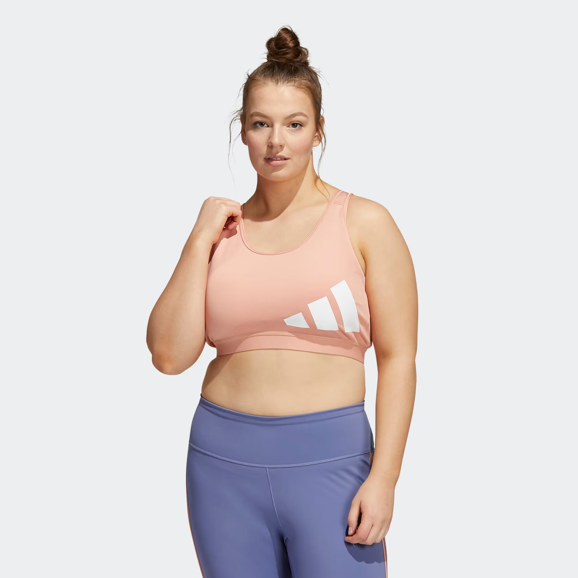 ADIDAS PERFORMANCE Sutien sport 'Believe This' roz / alb - Pled.ro