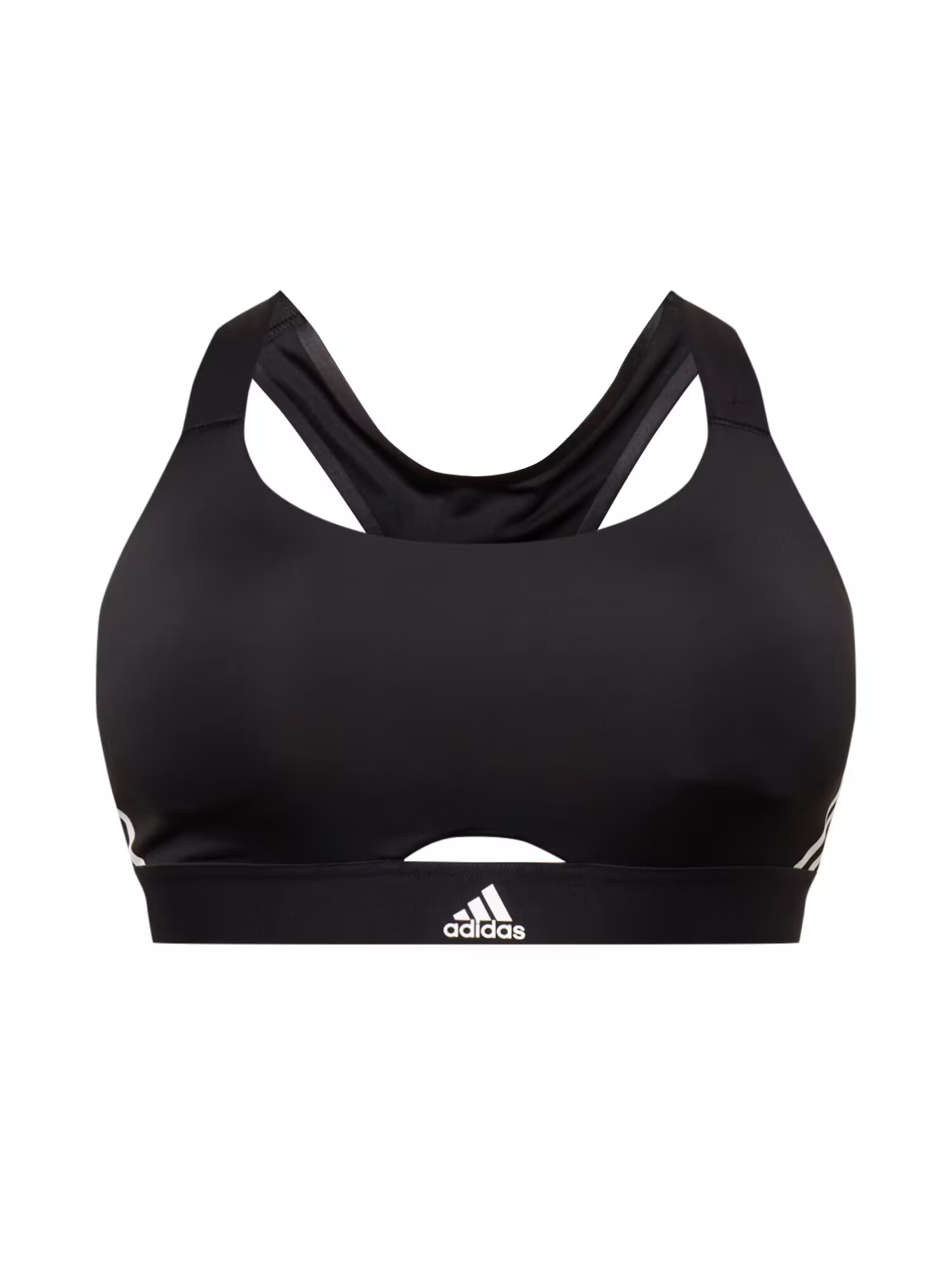 ADIDAS SPORTSWEAR Sutien sport negru / alb - Pled.ro