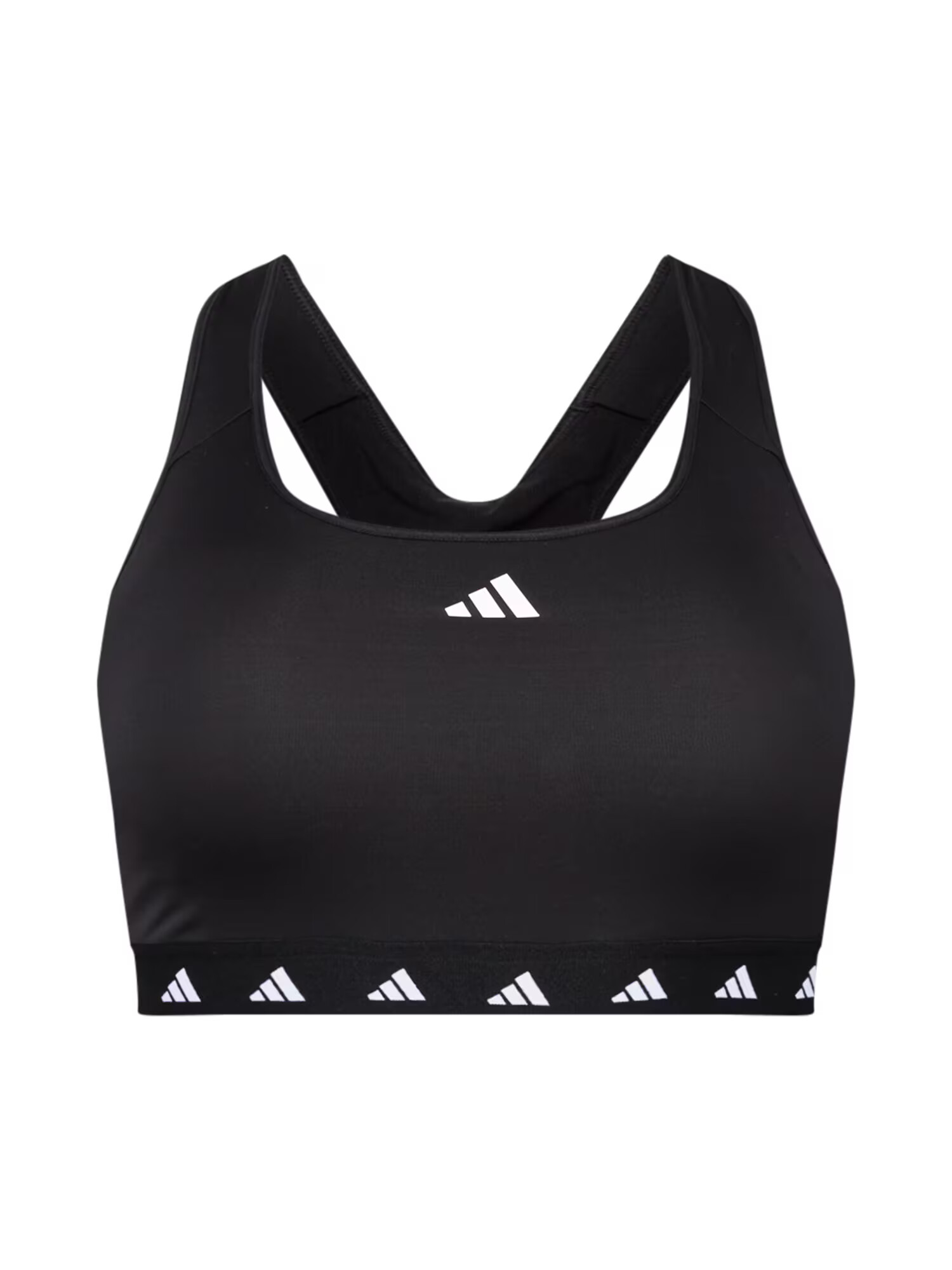 ADIDAS PERFORMANCE Sutien sport 'Powerreact Medium-Support Techfit ' negru / alb - Pled.ro