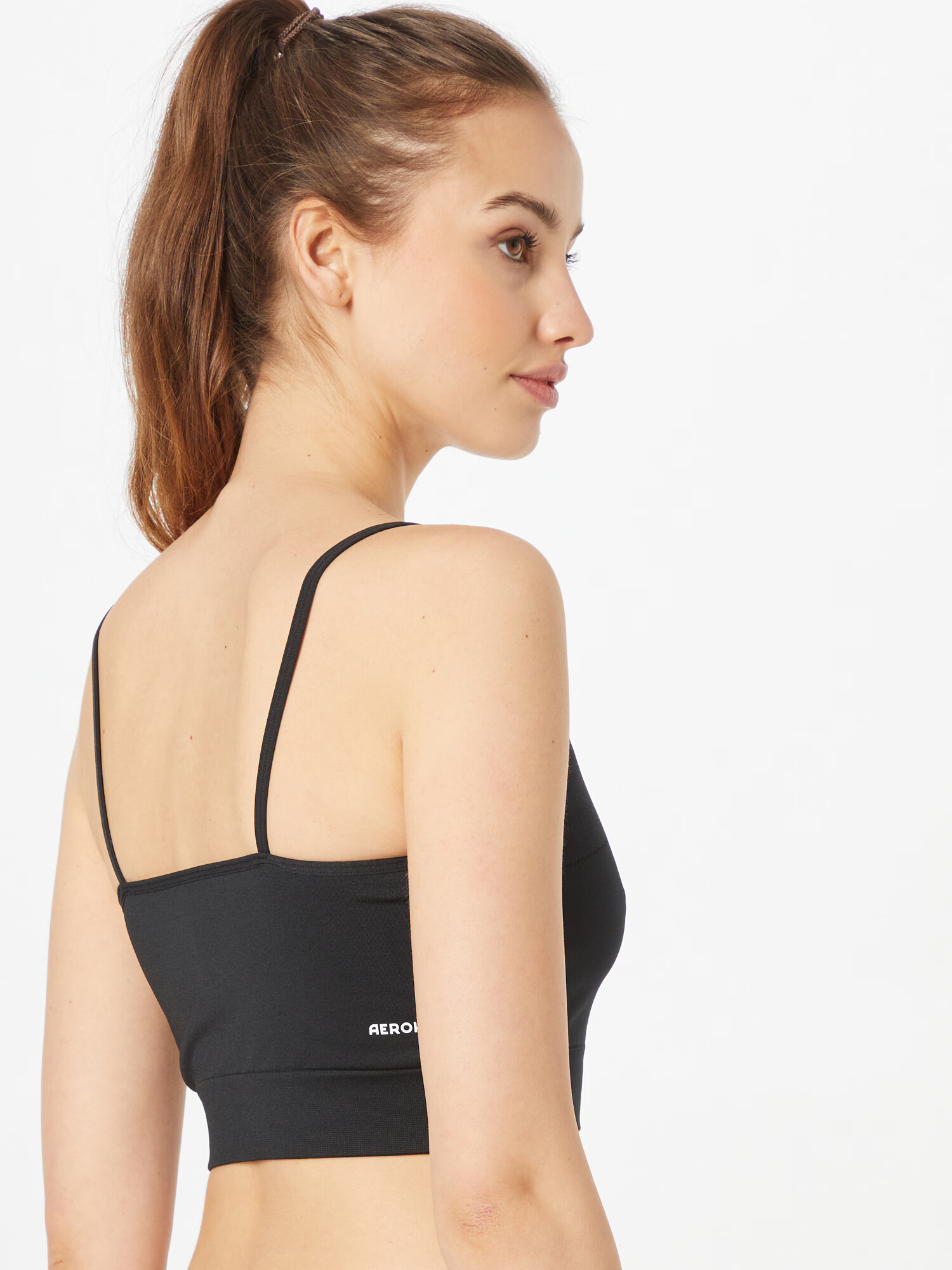 ADIDAS PERFORMANCE Sutien sport negru / alb - Pled.ro