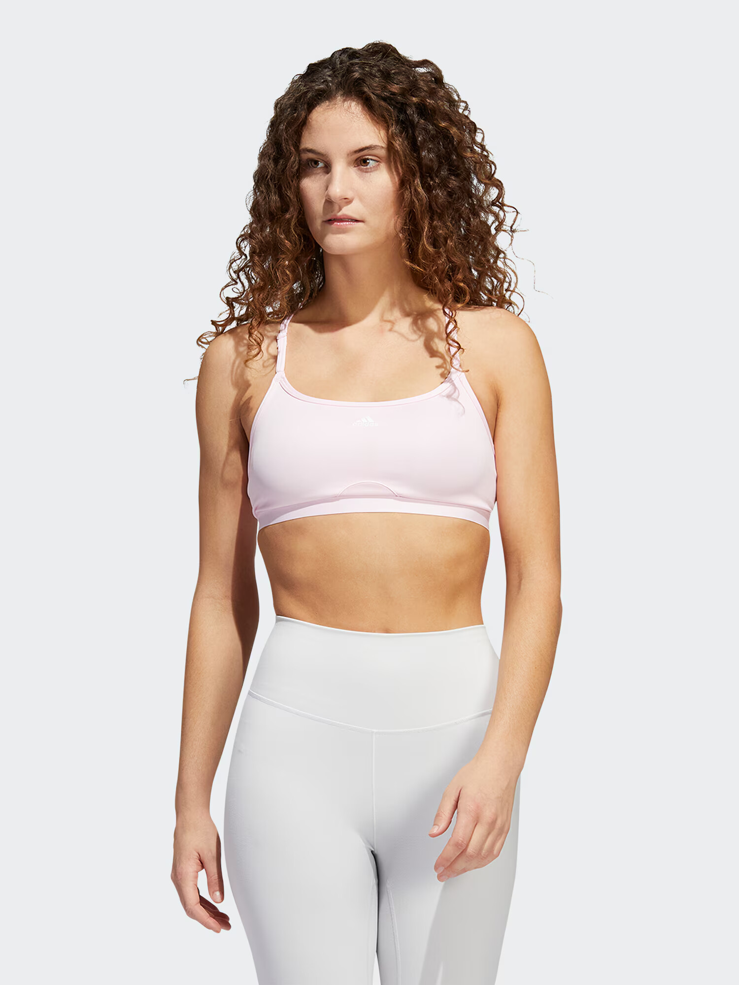 ADIDAS PERFORMANCE Sutien sport roz - Pled.ro