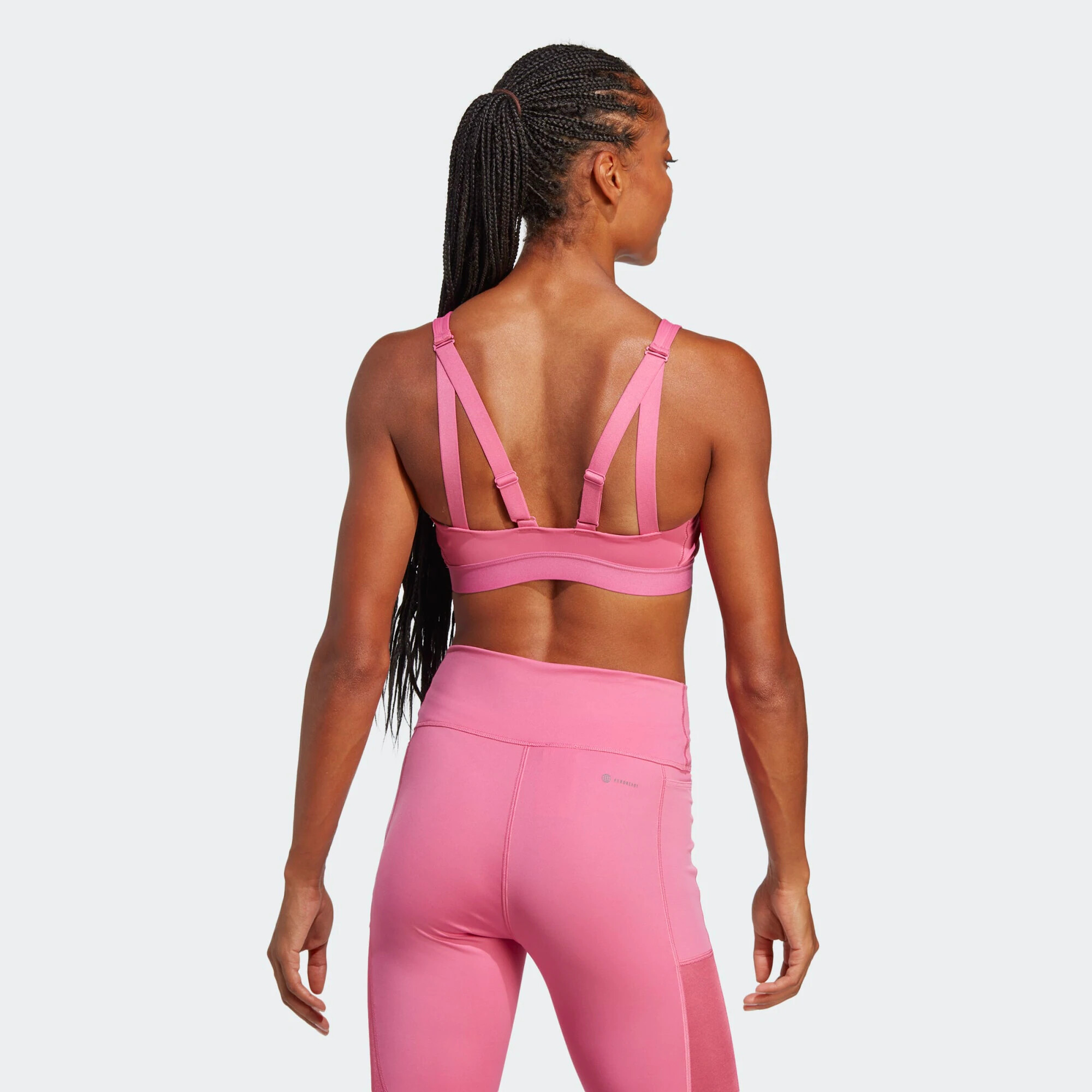 ADIDAS SPORTSWEAR Sutien sport 'Tlrd Move High-Support' roz deschis / alb - Pled.ro