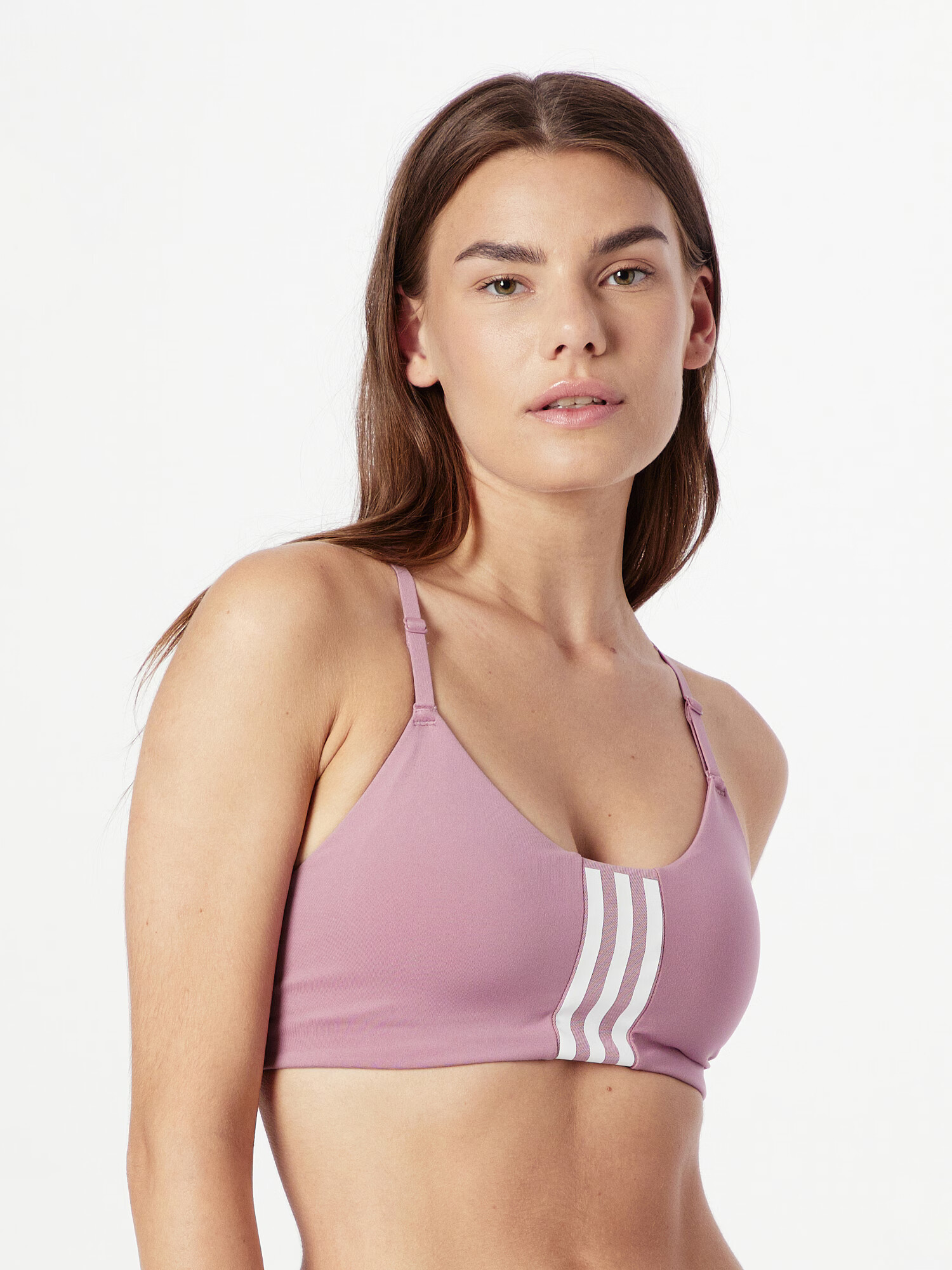 ADIDAS PERFORMANCE Sutien sport 'Aeroimpact Light-Support' roz pal / alb - Pled.ro