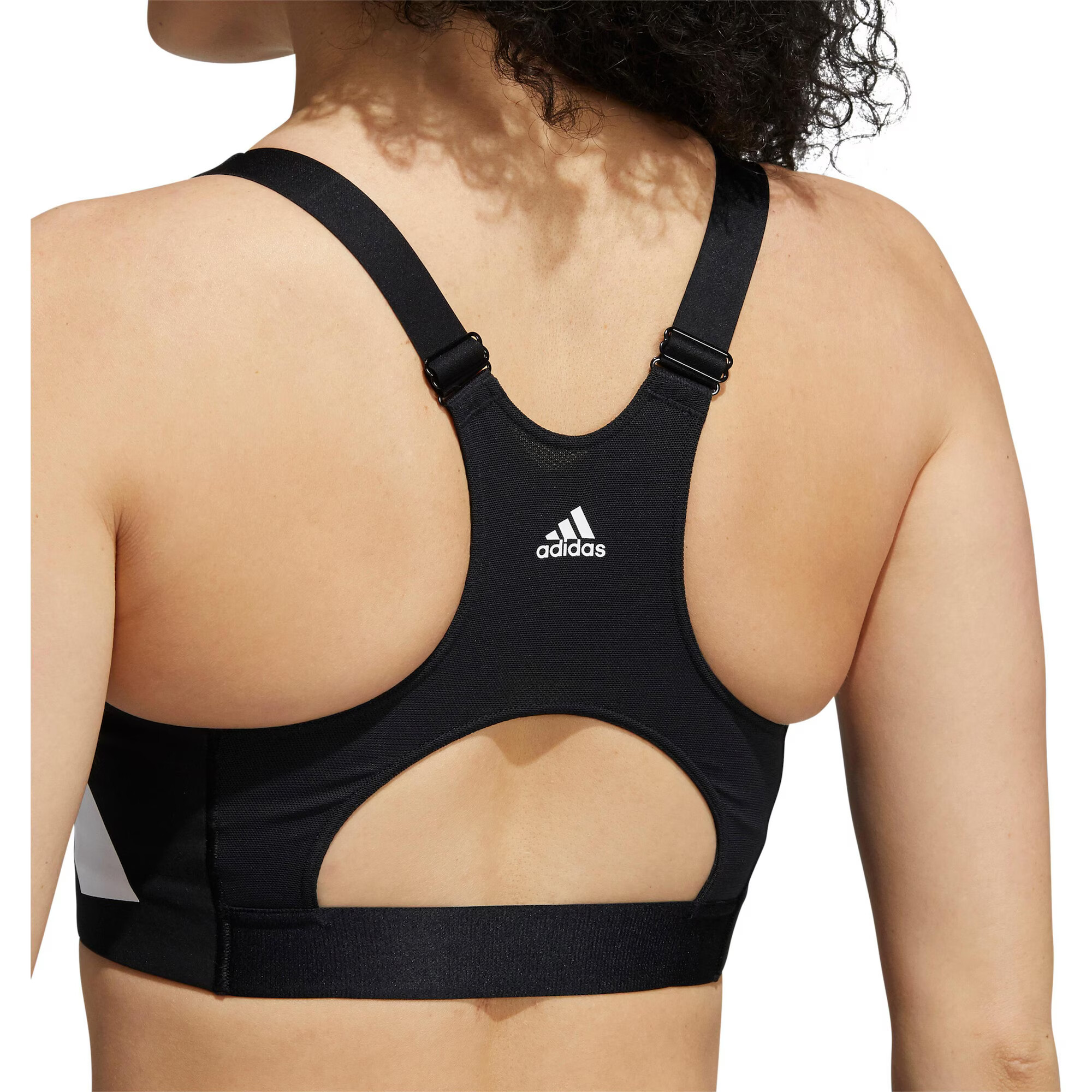 ADIDAS PERFORMANCE Sutien sport 'Ultimate' negru / alb - Pled.ro