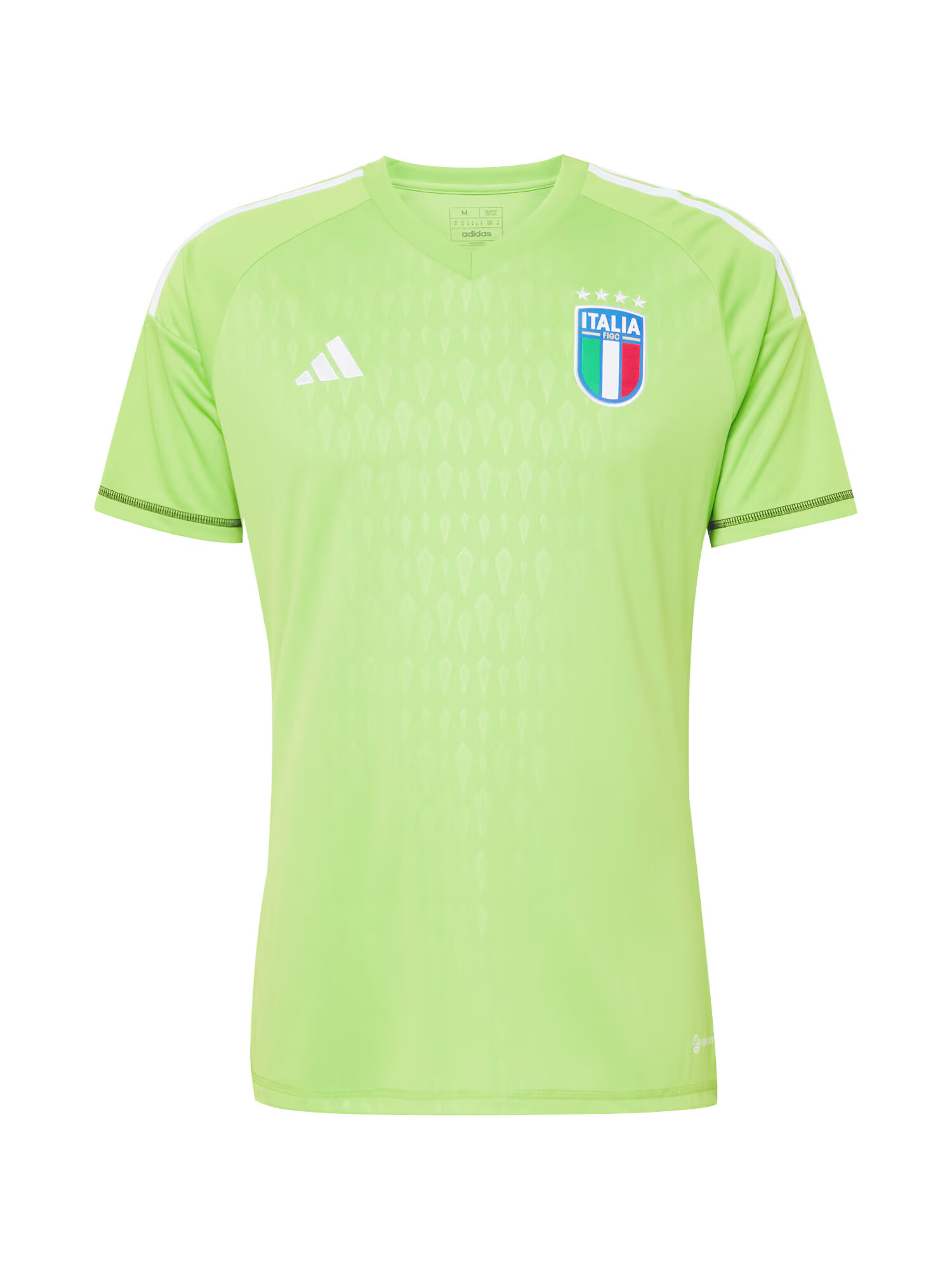 ADIDAS PERFORMANCE Tricot 'Italy 23 Goalkeeper' albastru / verde măr / negru / alb - Pled.ro