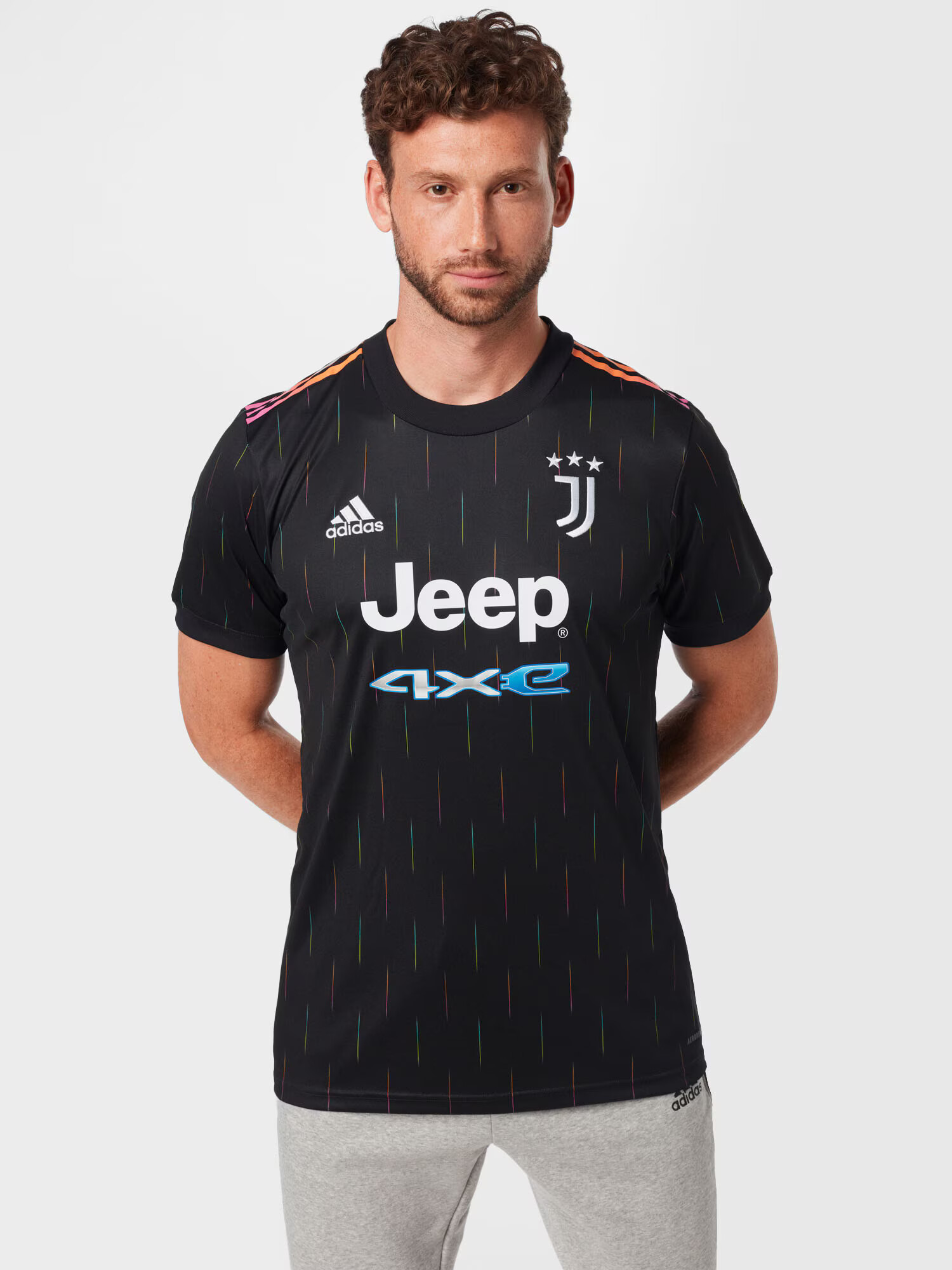 ADIDAS PERFORMANCE Tricot 'Juventus Turin' turcoaz / portocaliu / negru / alb - Pled.ro