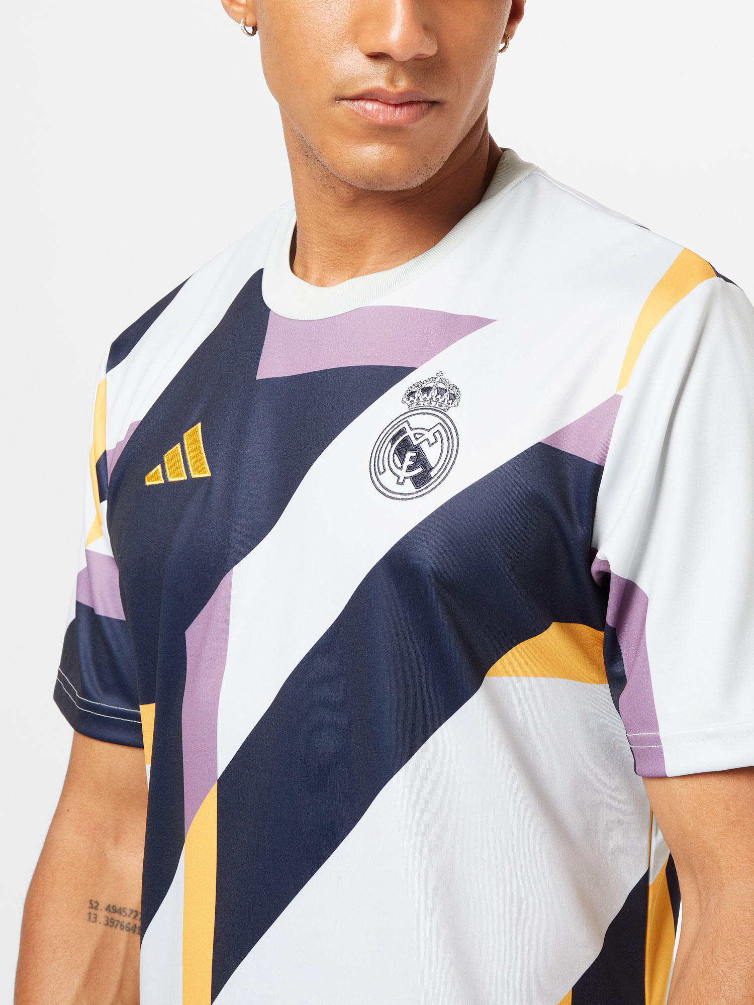 ADIDAS PERFORMANCE Tricot 'Real Madrid' galben curry / gri deschis / mov lavandă / negru - Pled.ro